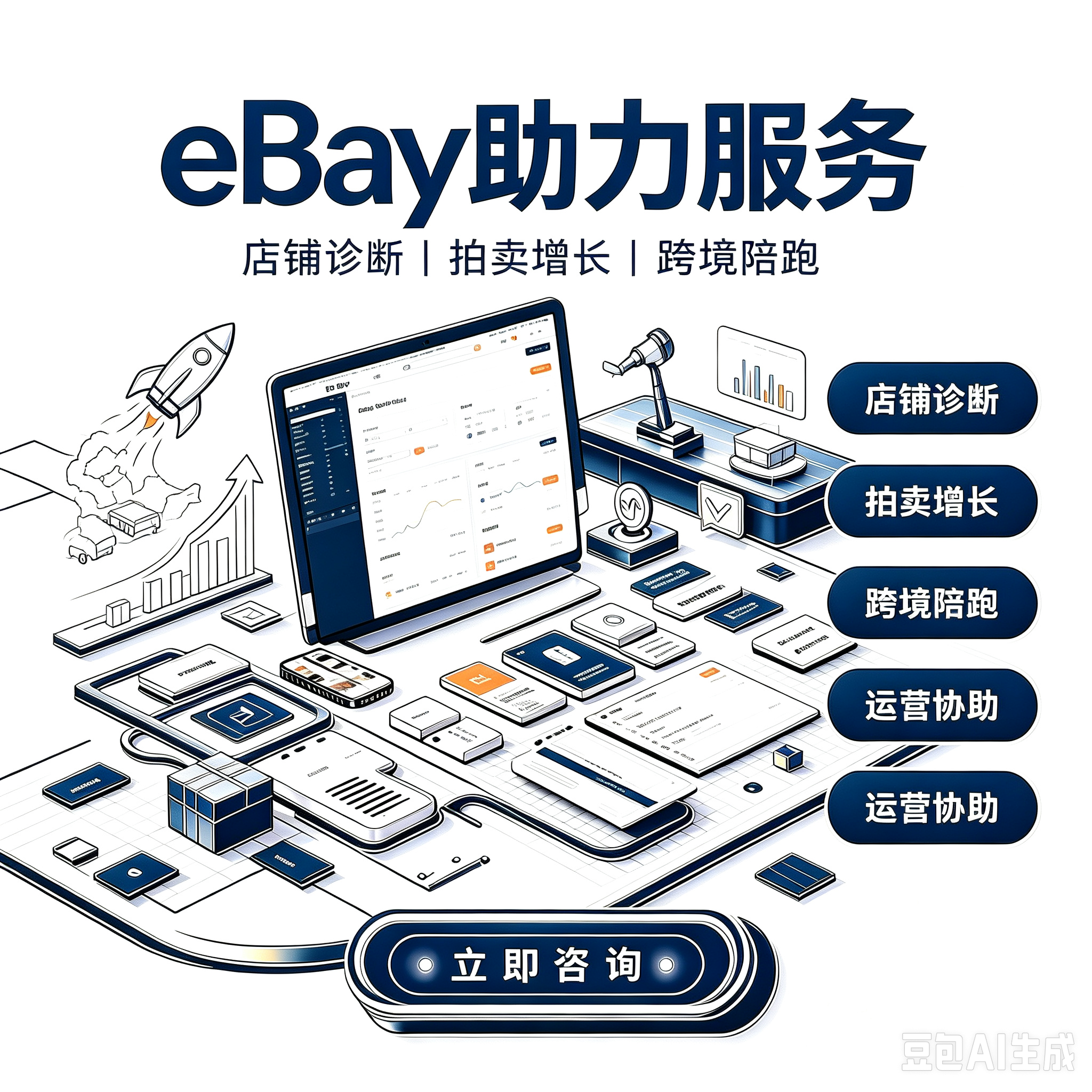 eBay 店铺助力服务服务封面