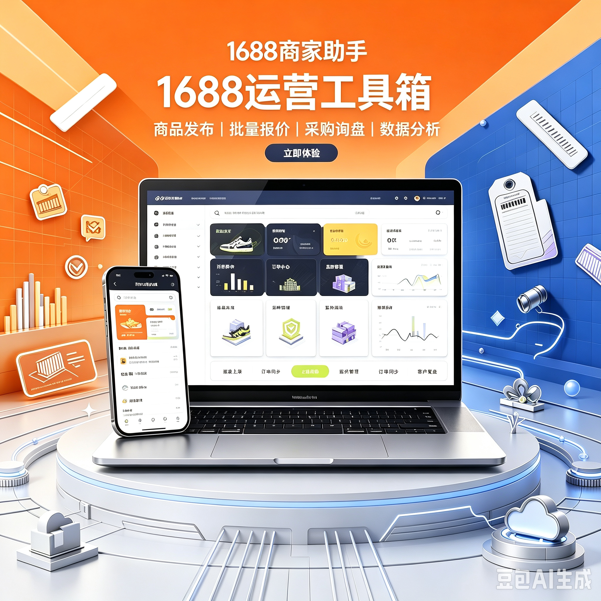 1688 工具软件服务封面