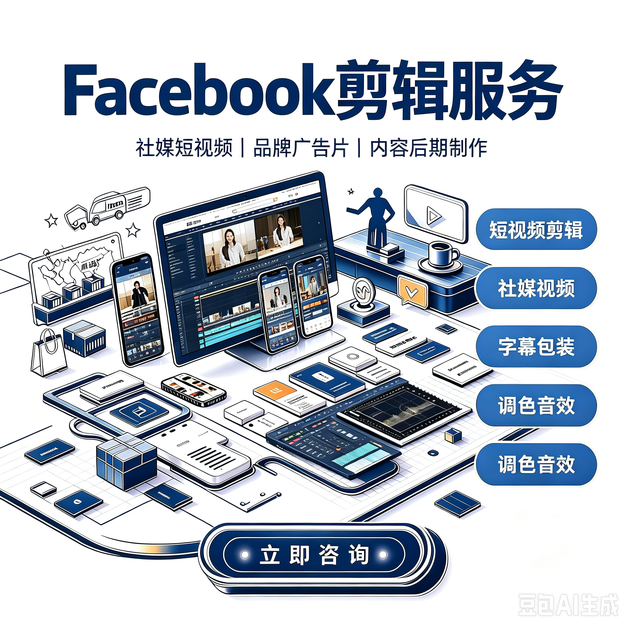 Facebook 剪辑服务服务封面