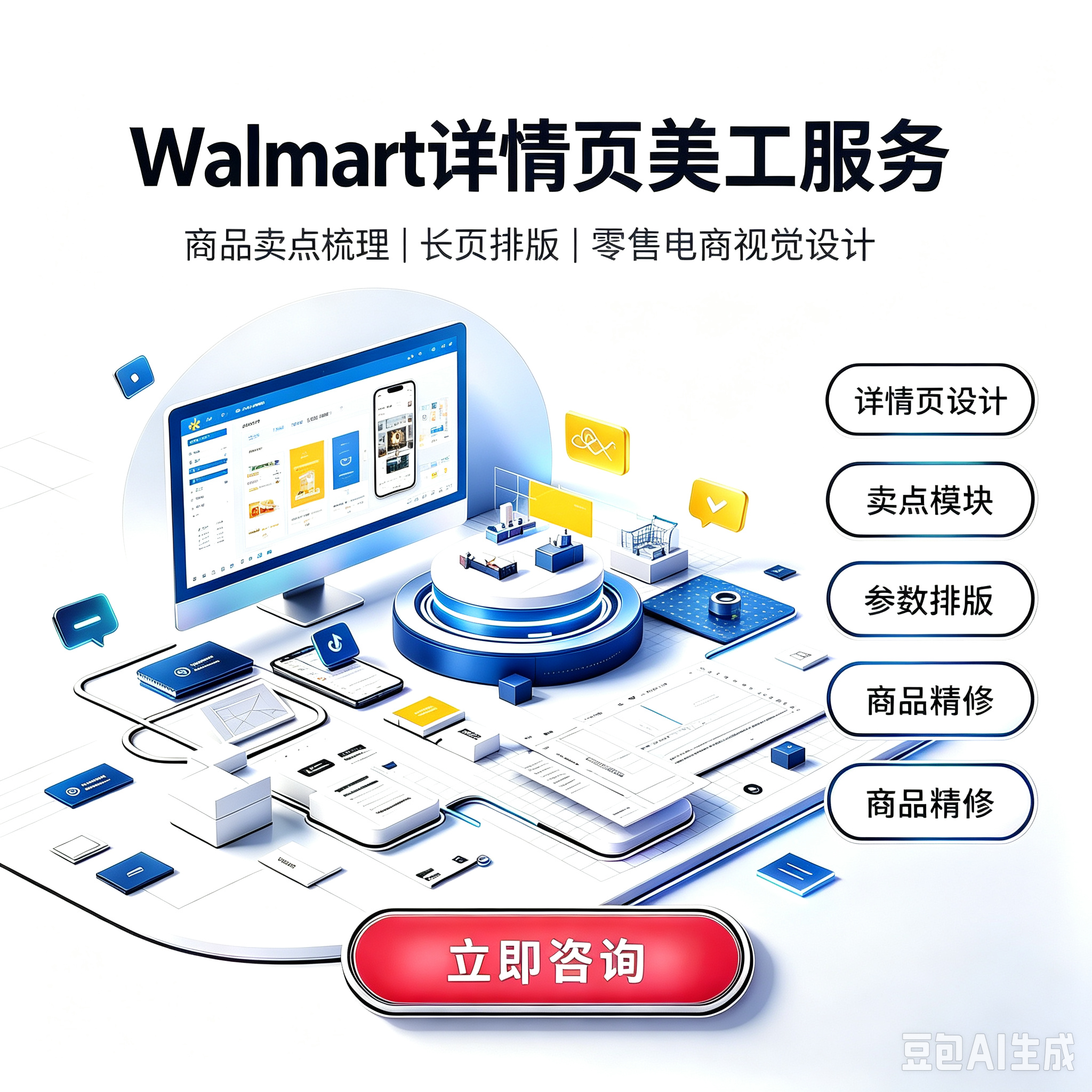 Walmart 沃尔玛详情页服务封面