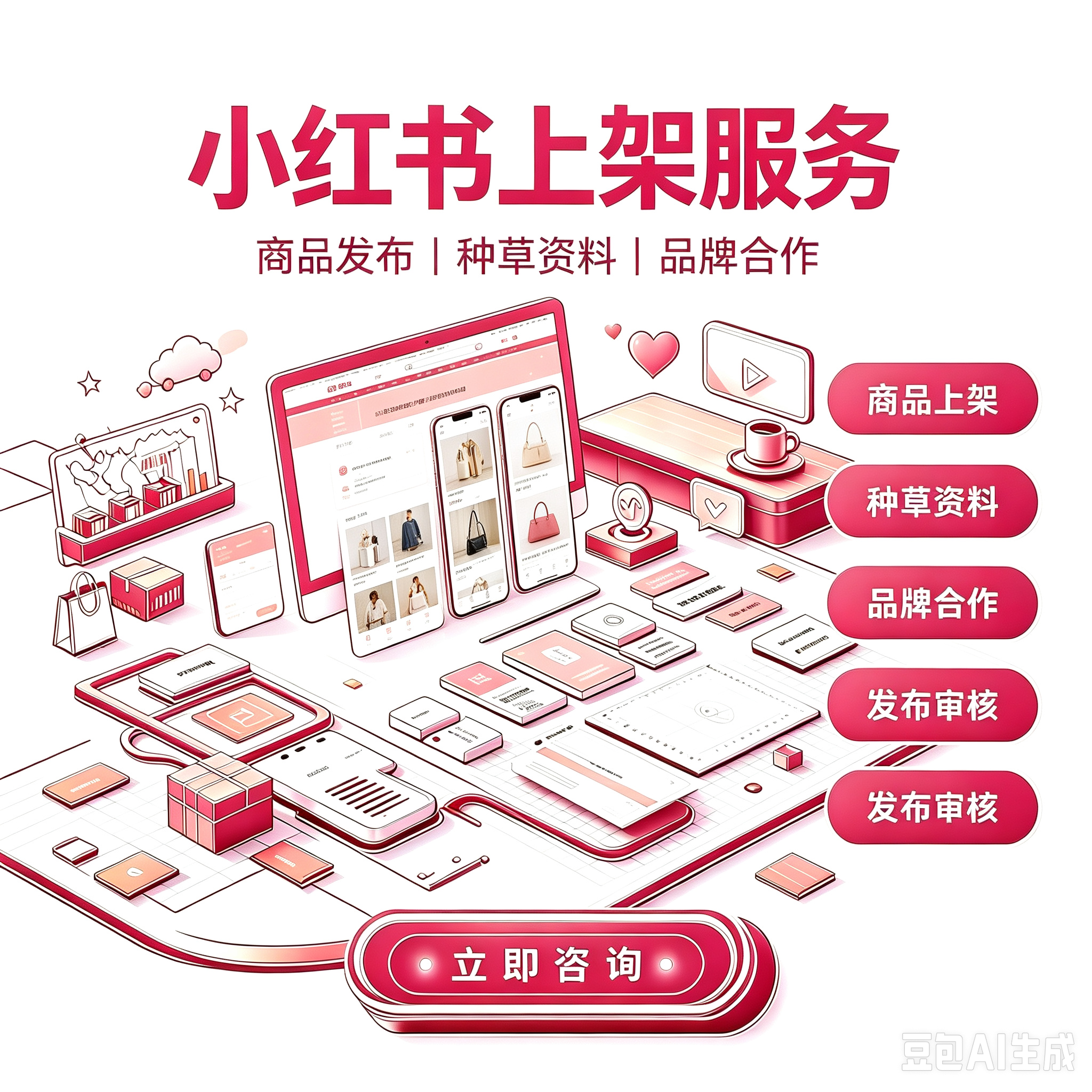 小红书 上架服务服务封面