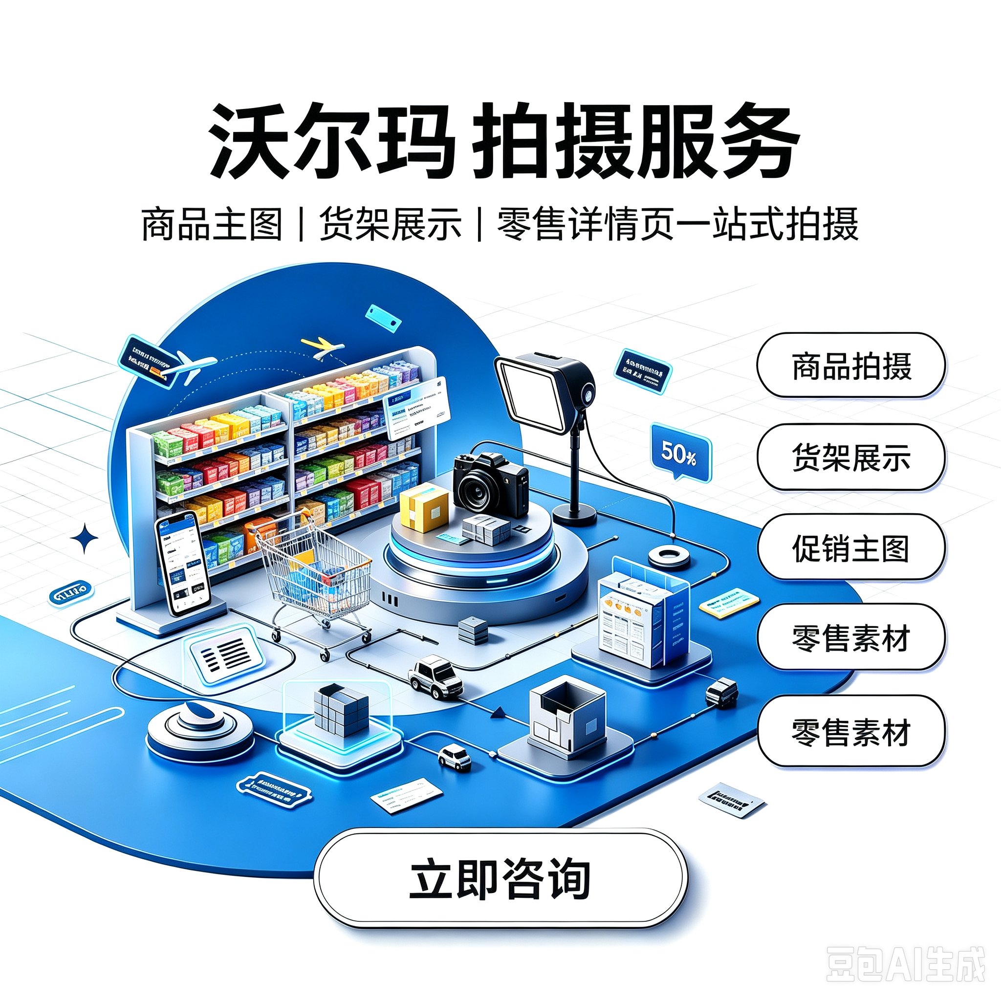 Walmart 沃尔玛跨境拍摄服务服务封面