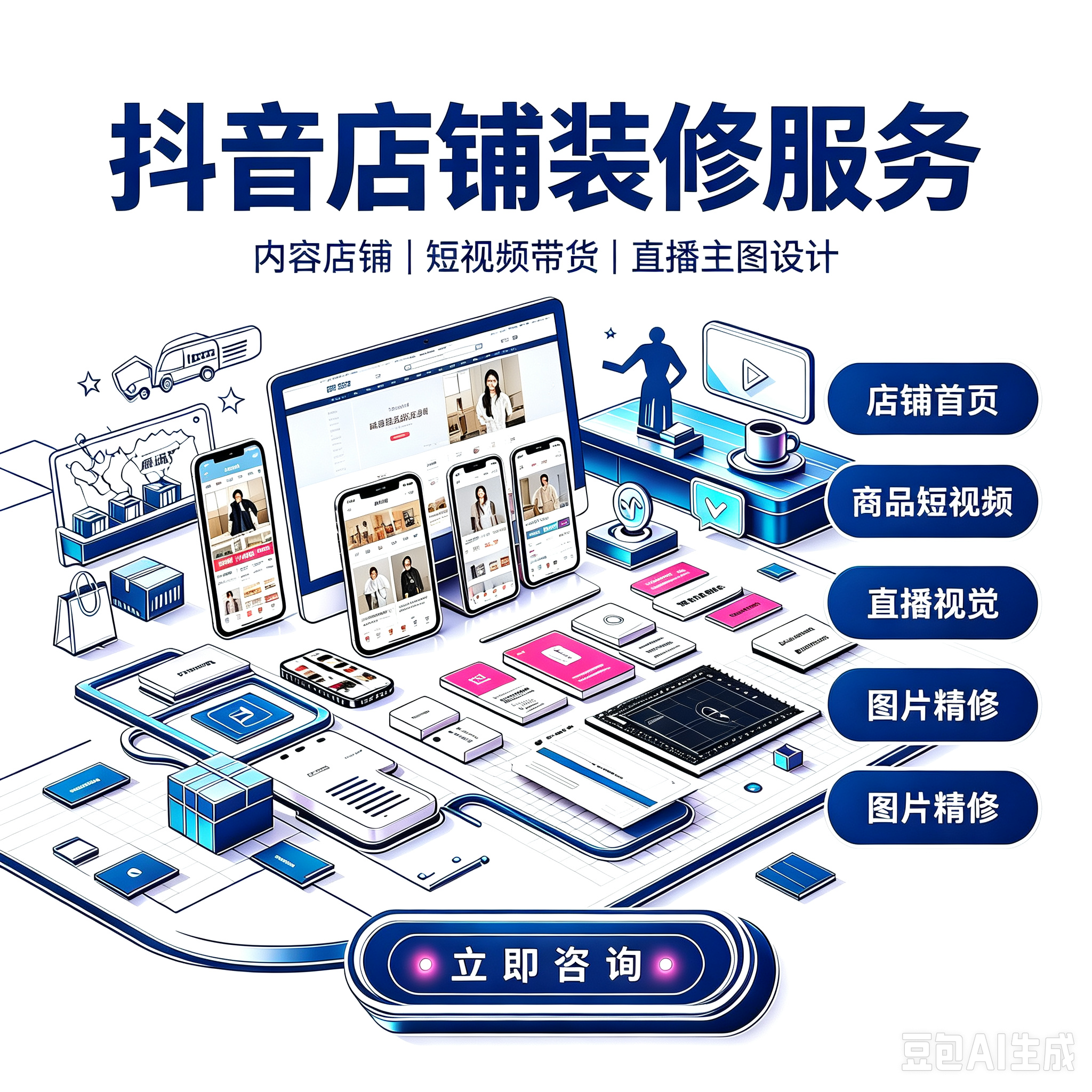 抖音 剪辑服务服务封面