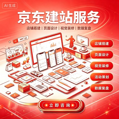 京东店铺装修服务服务封面