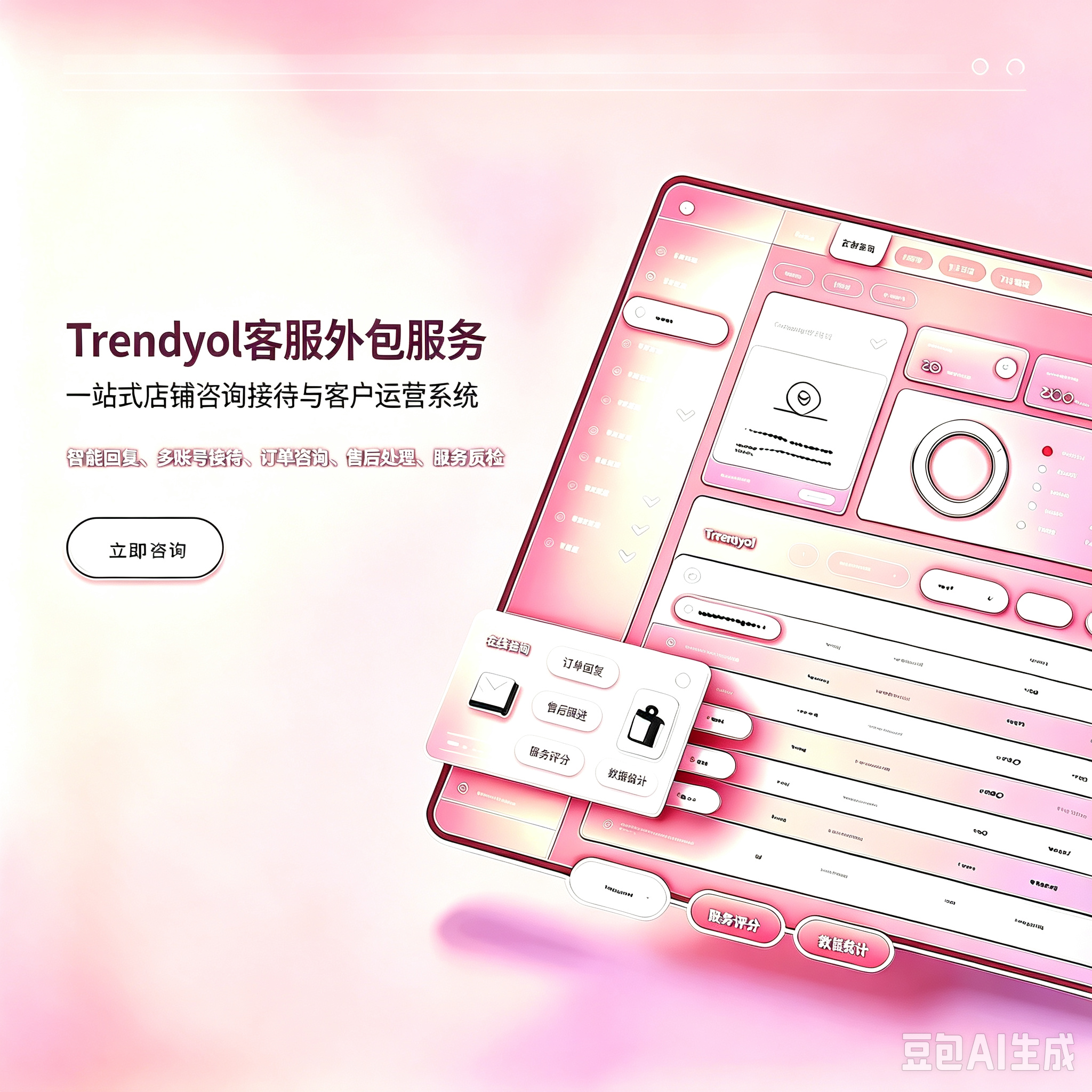 Trendyol 特伦耀客服外包|卖家后台土英站内信 土耳其跨境店铺售前售后纠纷工单托管服务服务封面