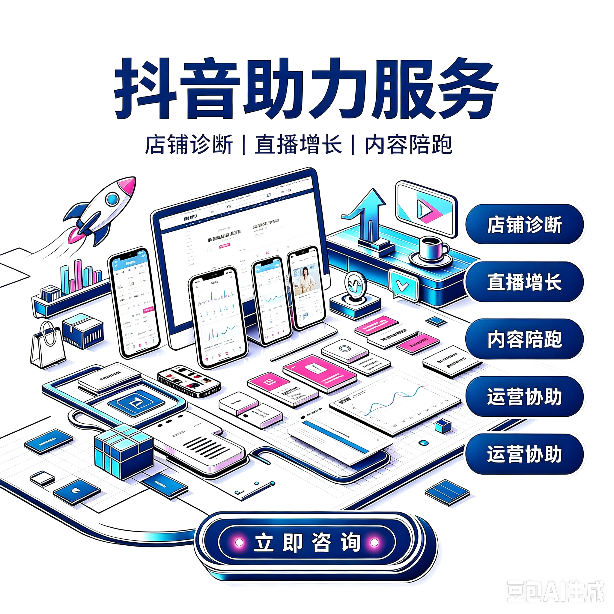 抖音小店助力服务服务封面