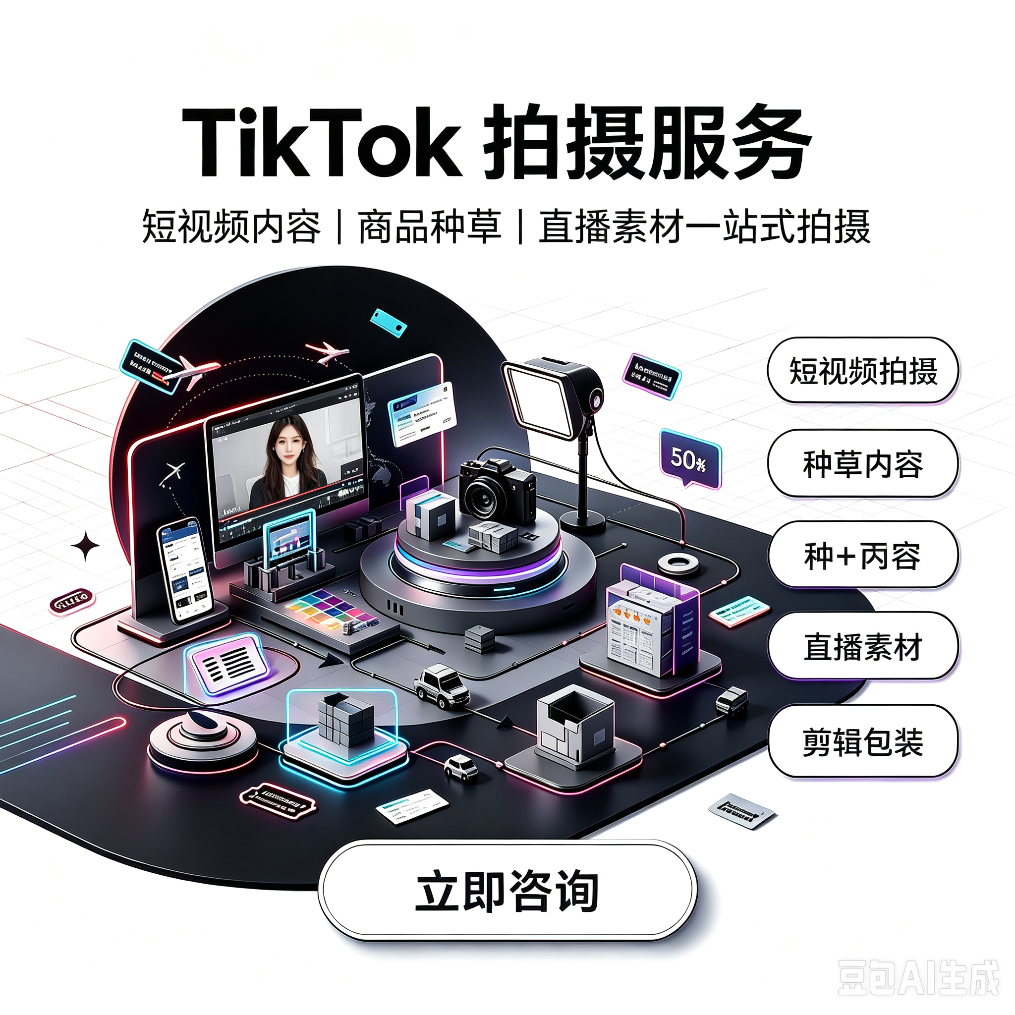 TikTok 拍摄服务服务封面