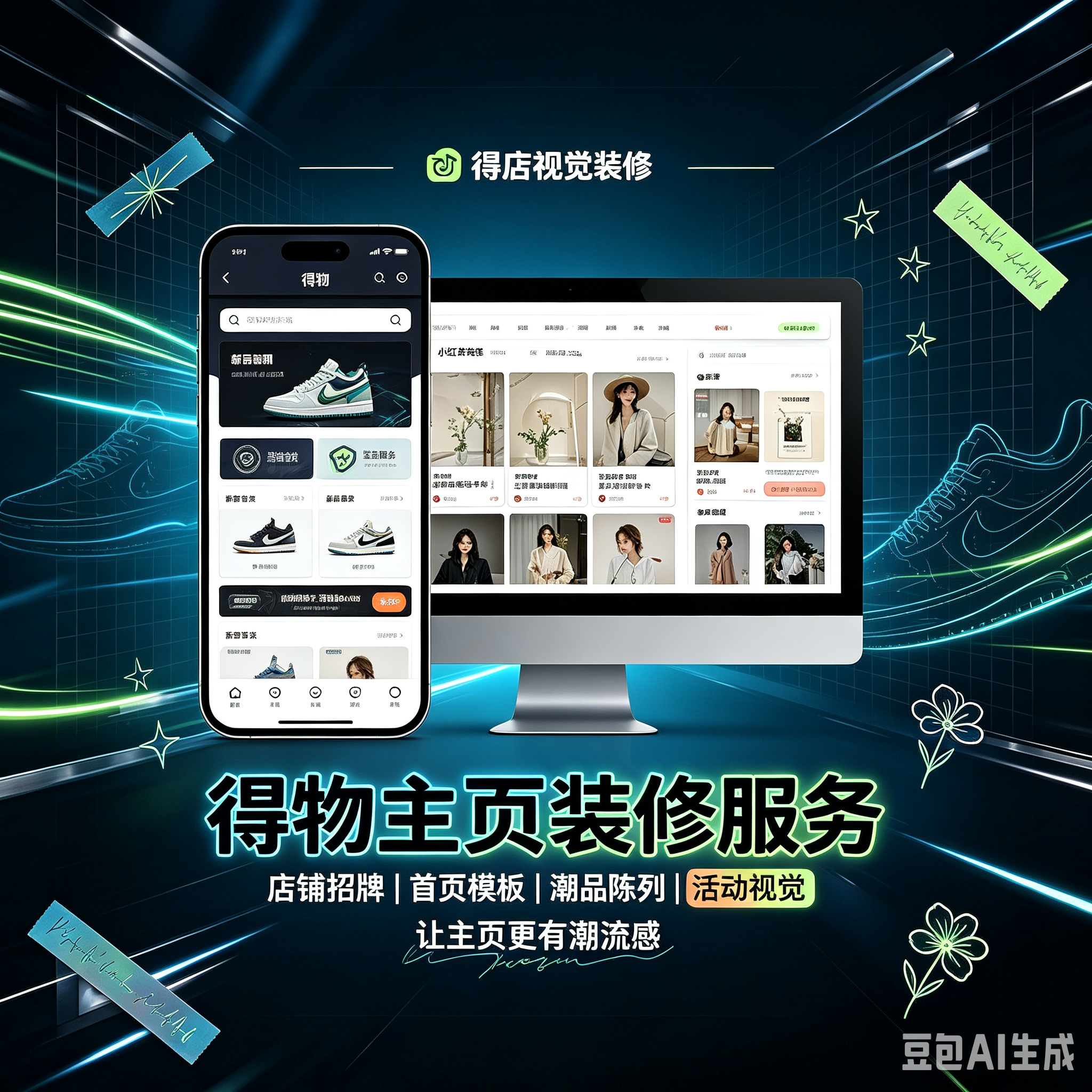 得物主页装修服务封面