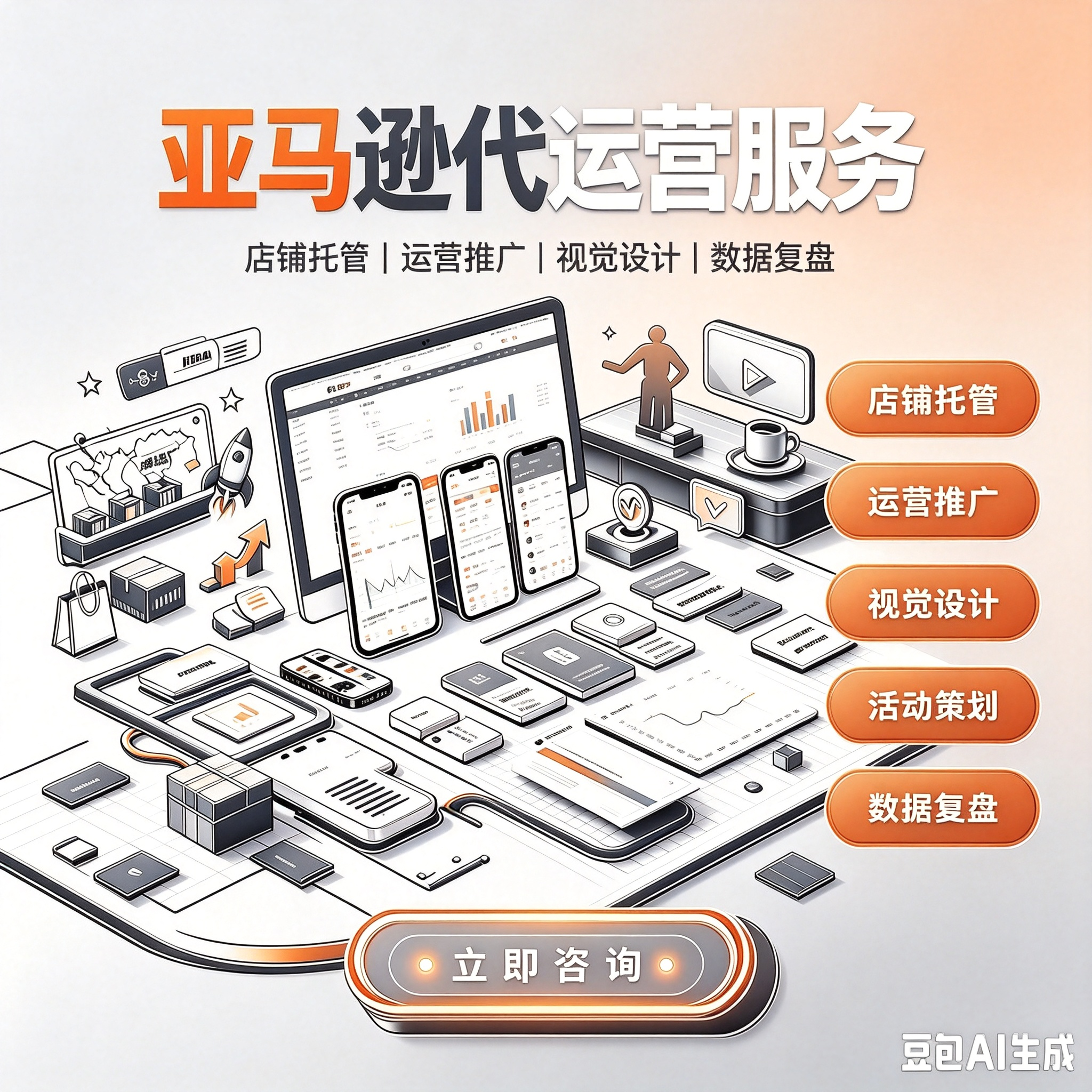 亚马逊全球站点全案代运营服务服务封面