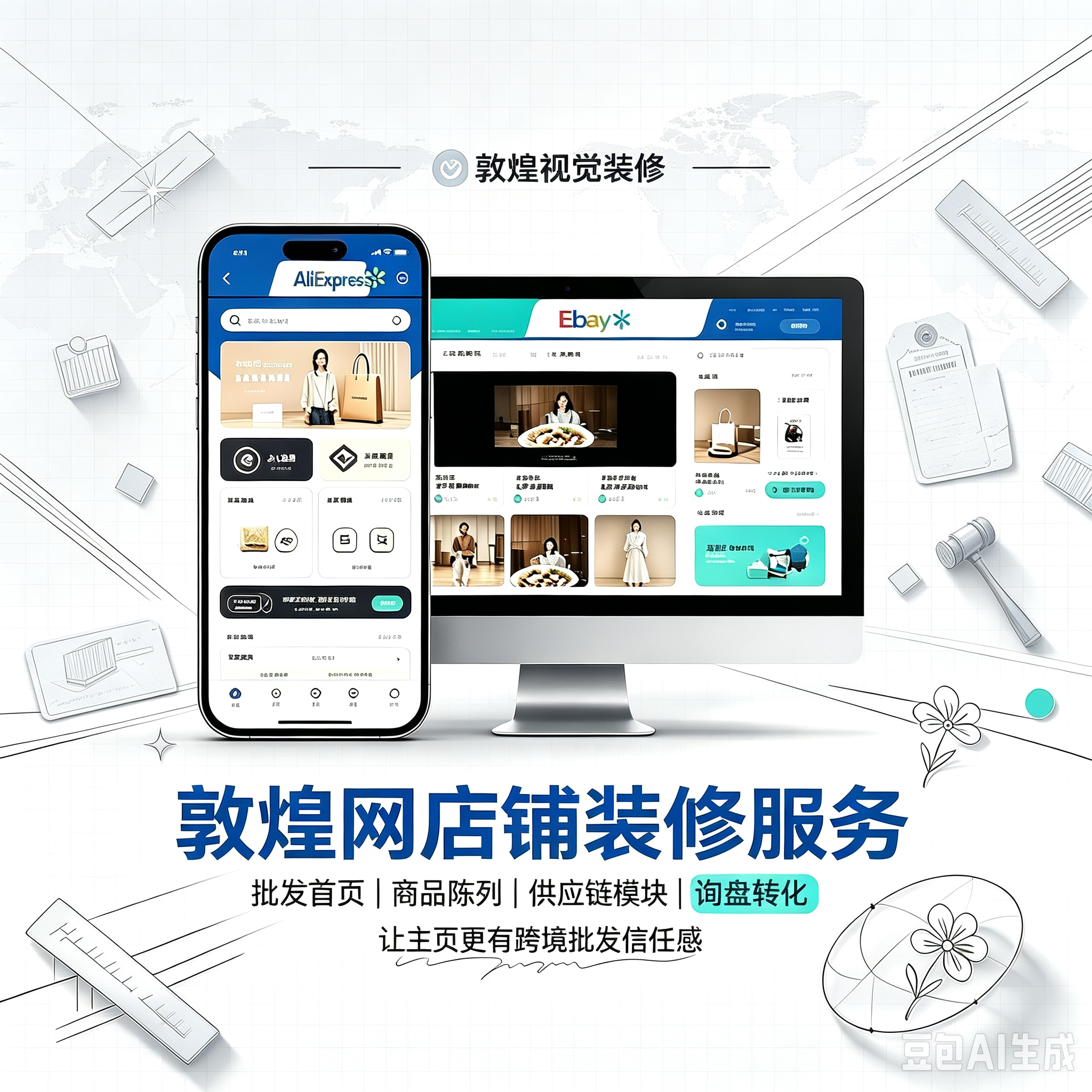 敦煌网主页装修服务封面