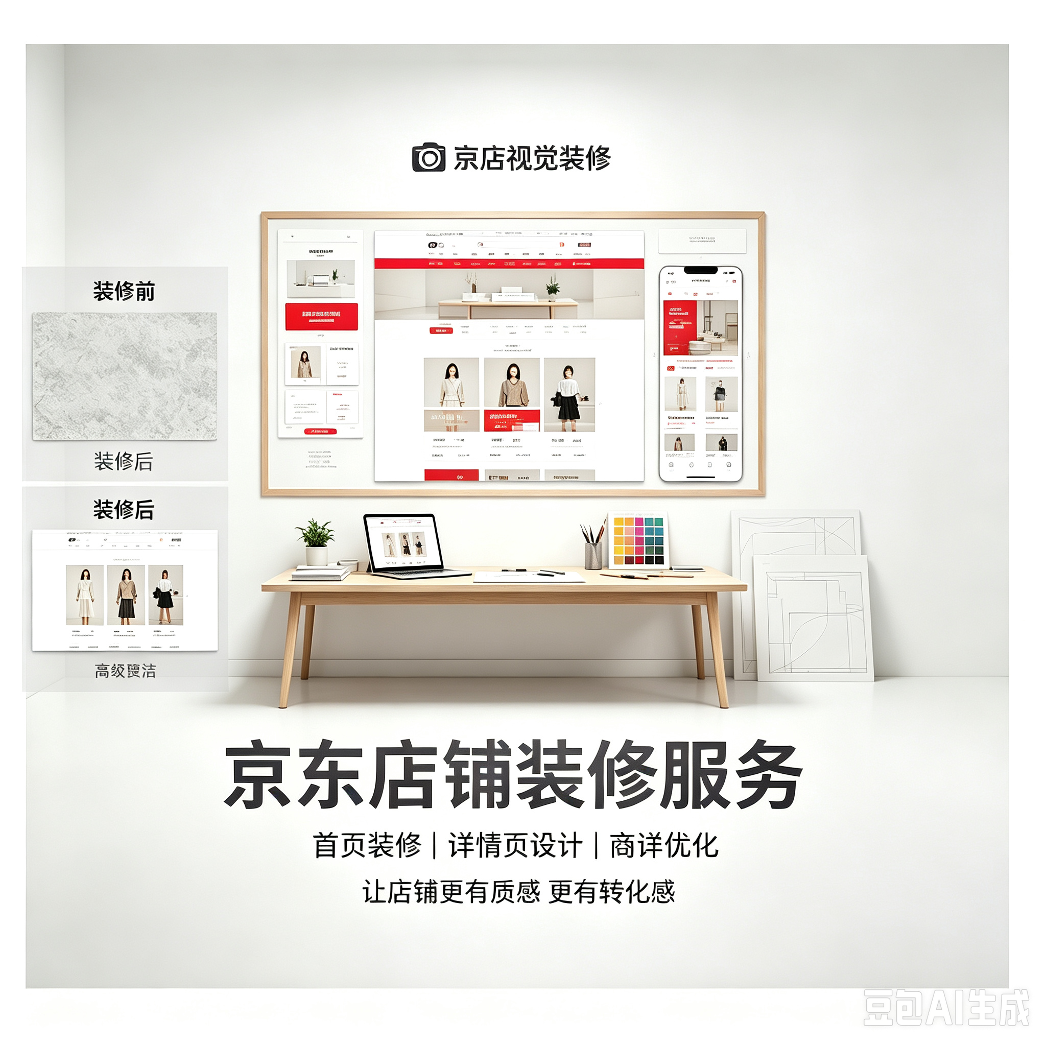 京东店铺装修服务封面
