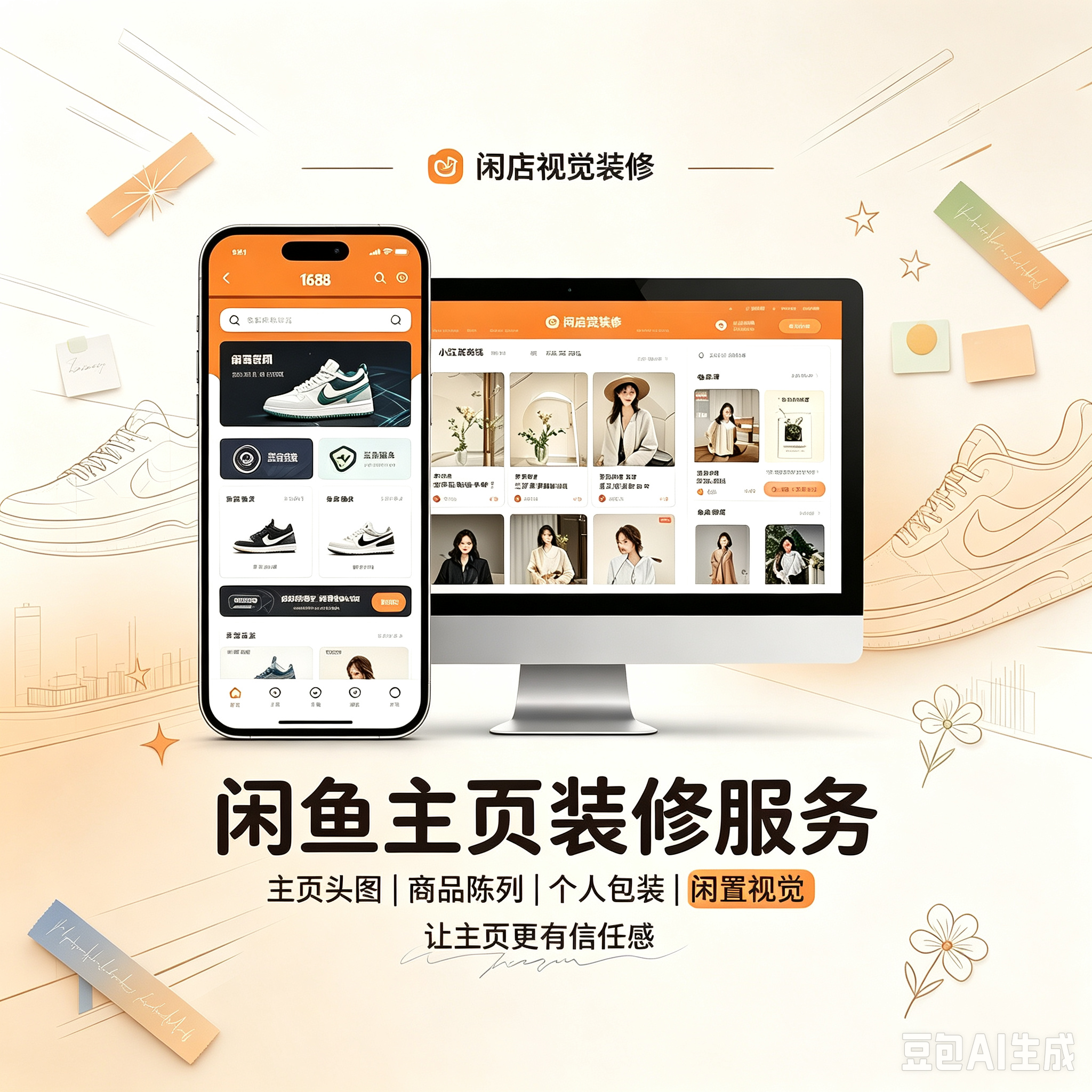闲鱼主页装修服务封面