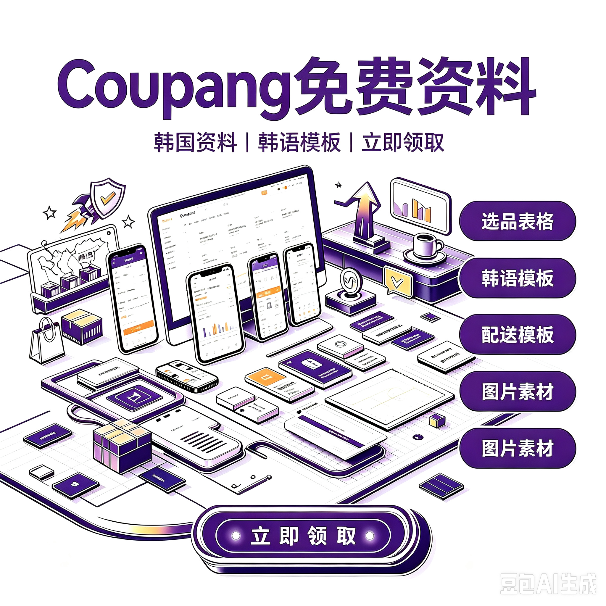 Coupang 免费韩国跨境资料服务封面