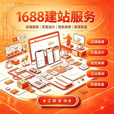 1688 店铺装修服务服务封面