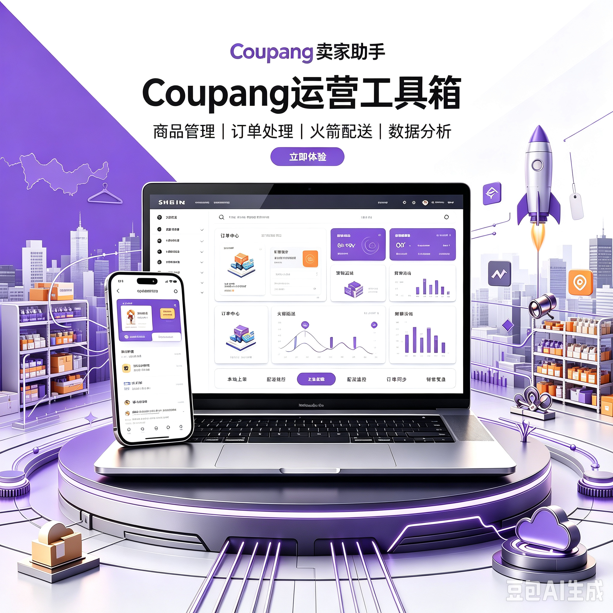 Coupang 酷澎工具软件服务封面