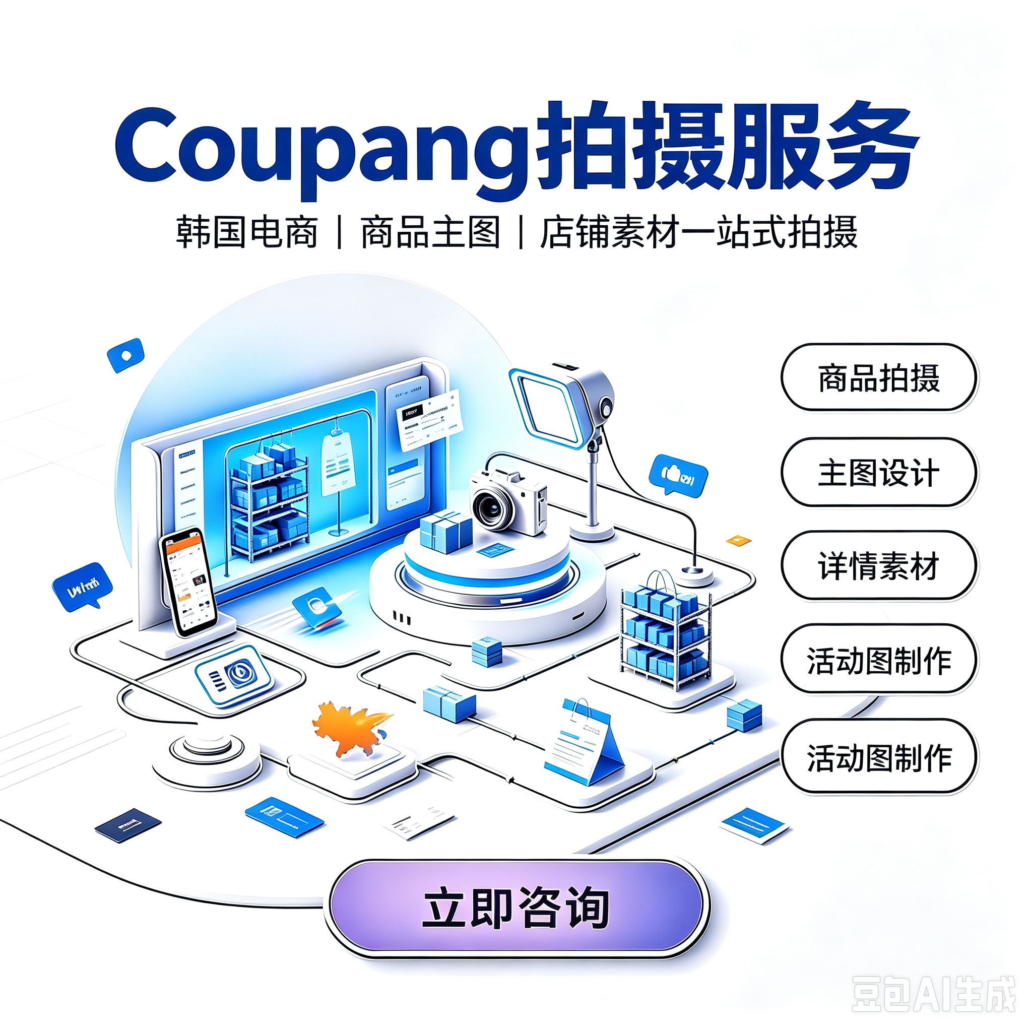 Coupang 酷澎拍摄服务服务封面