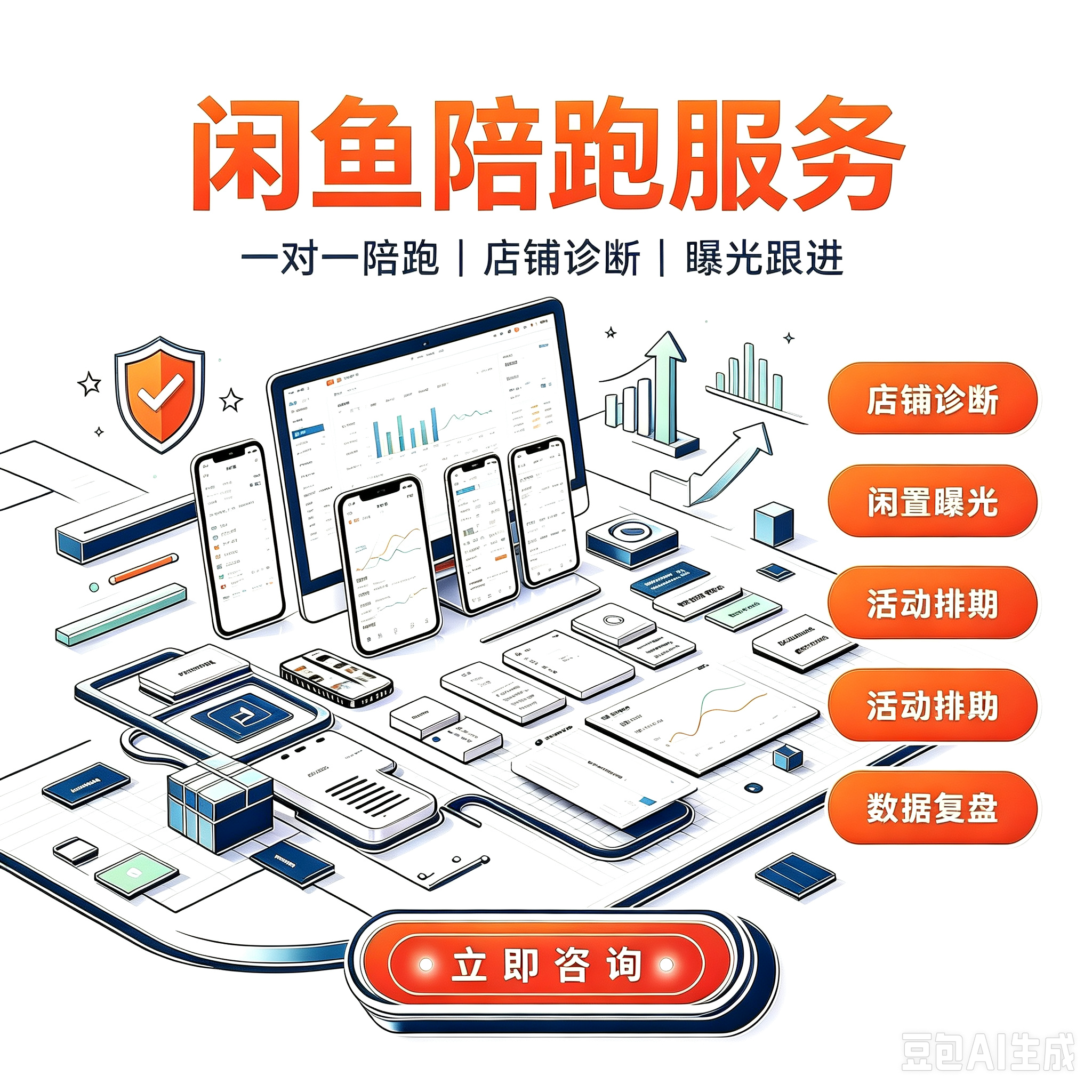 闲鱼店铺一站式陪跑服务服务封面