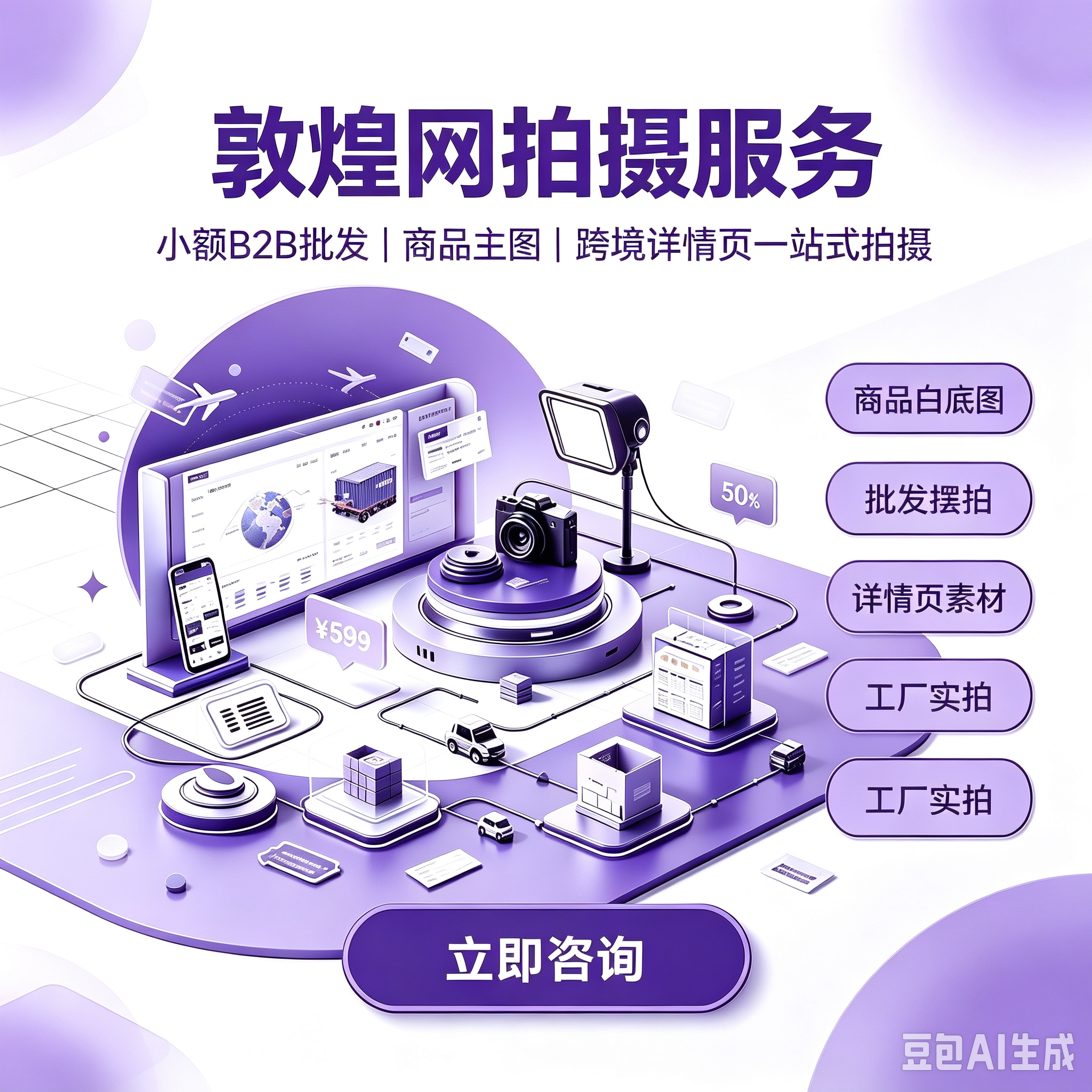 敦煌网 DHgate 拍摄服务服务封面