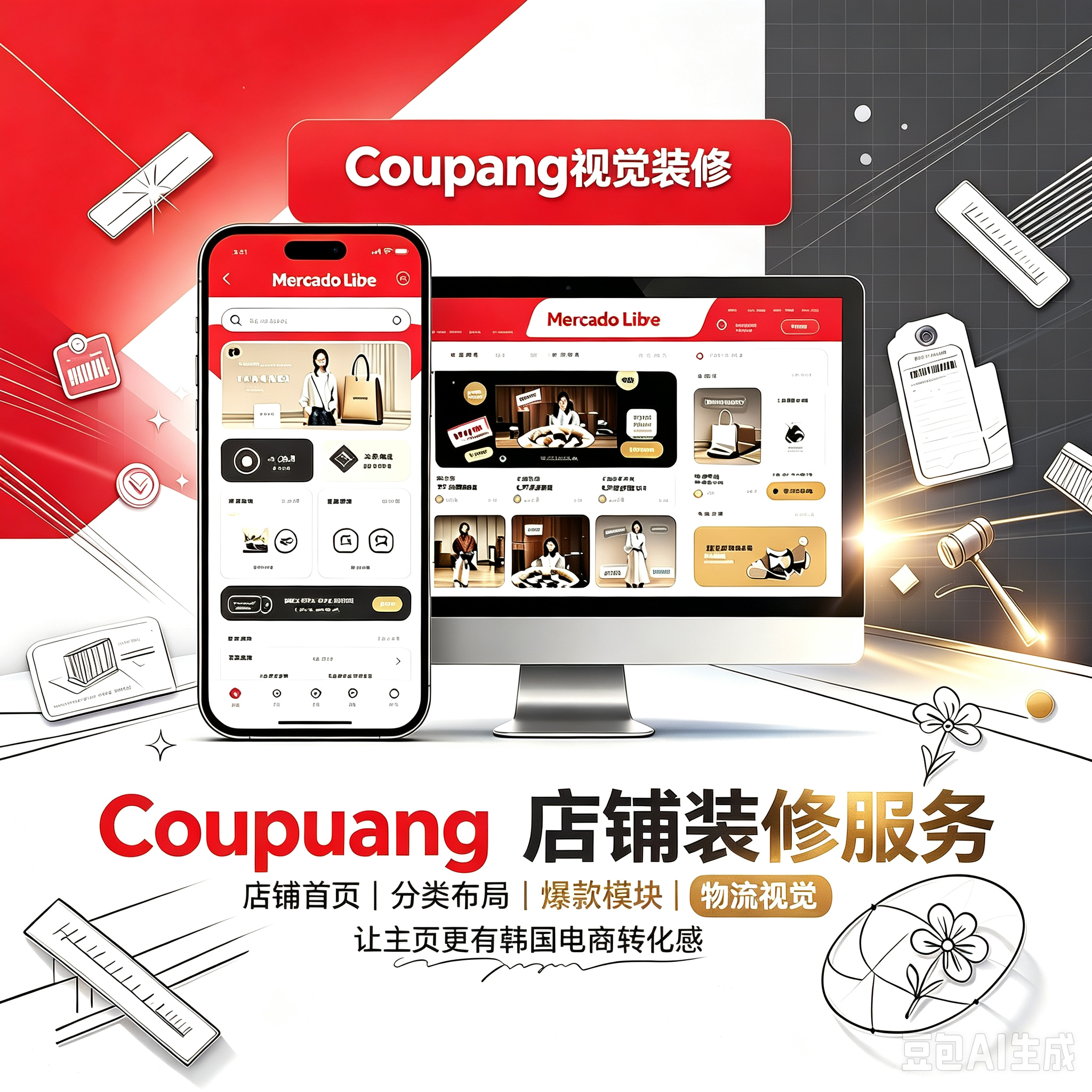 Coupang 酷澎主页装修服务封面