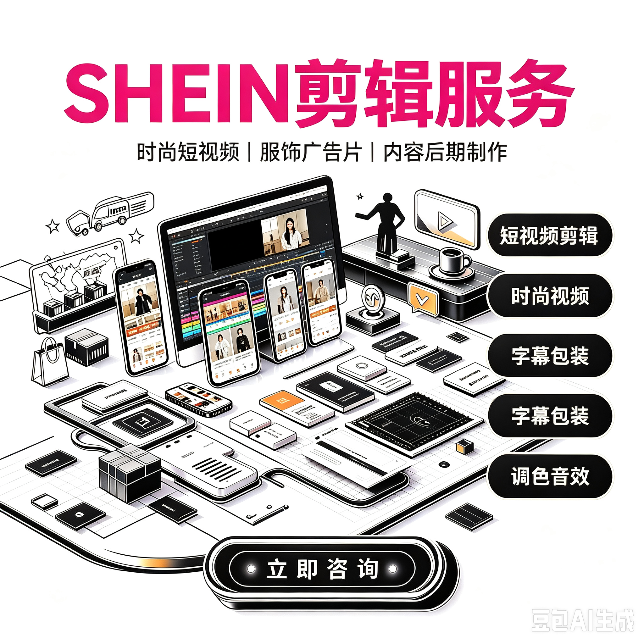 SHEIN 剪辑服务服务封面