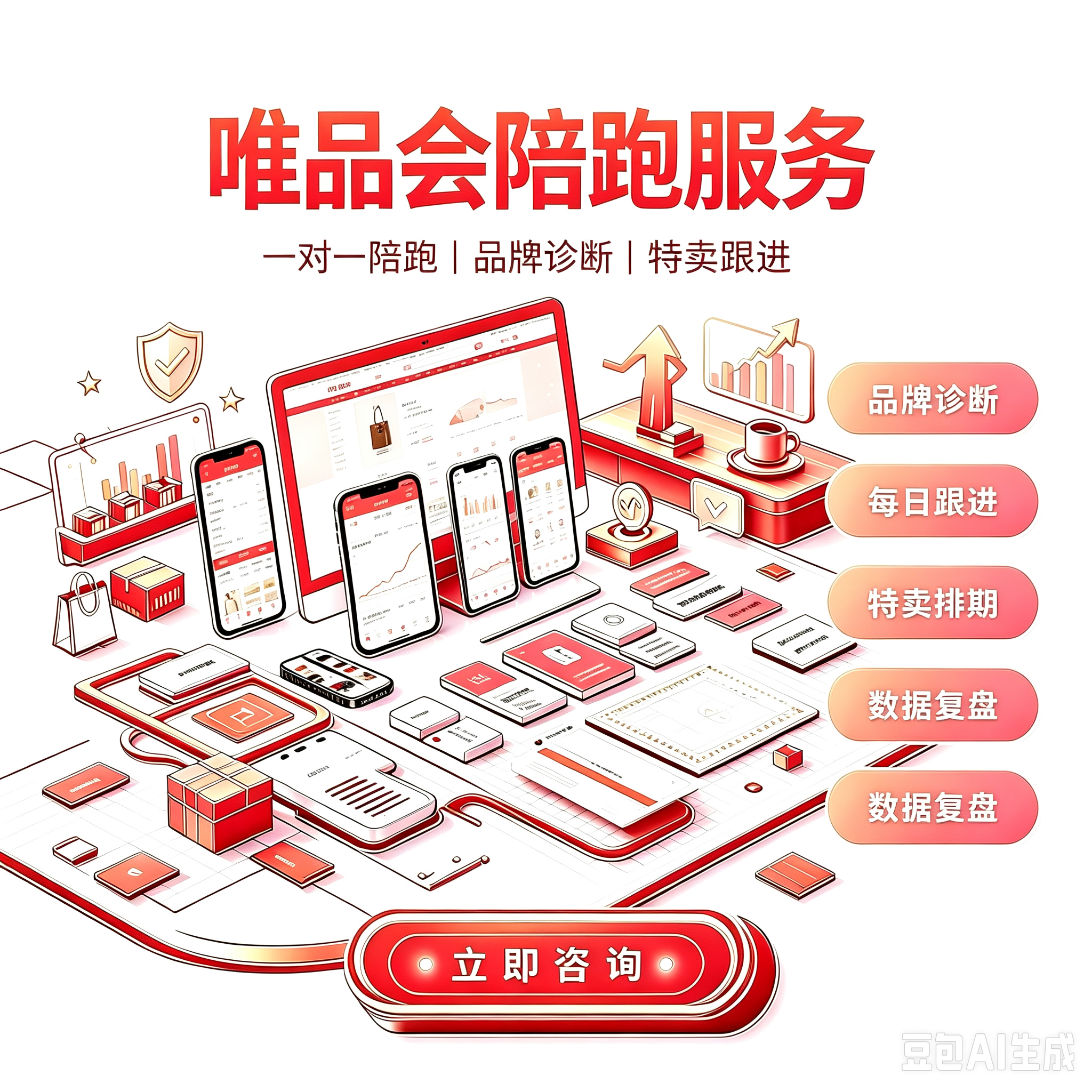 唯品会店铺一站式陪跑服务服务封面