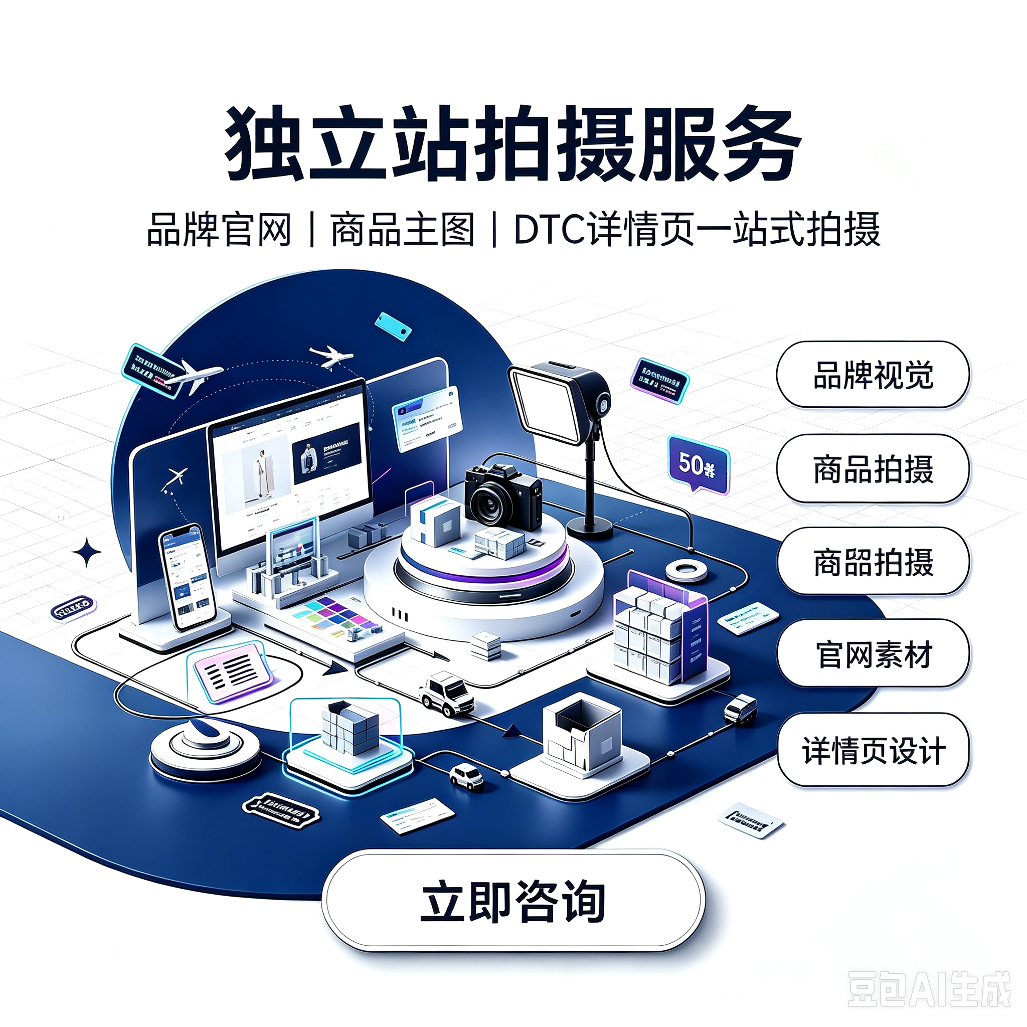 独立站拍摄服务服务封面