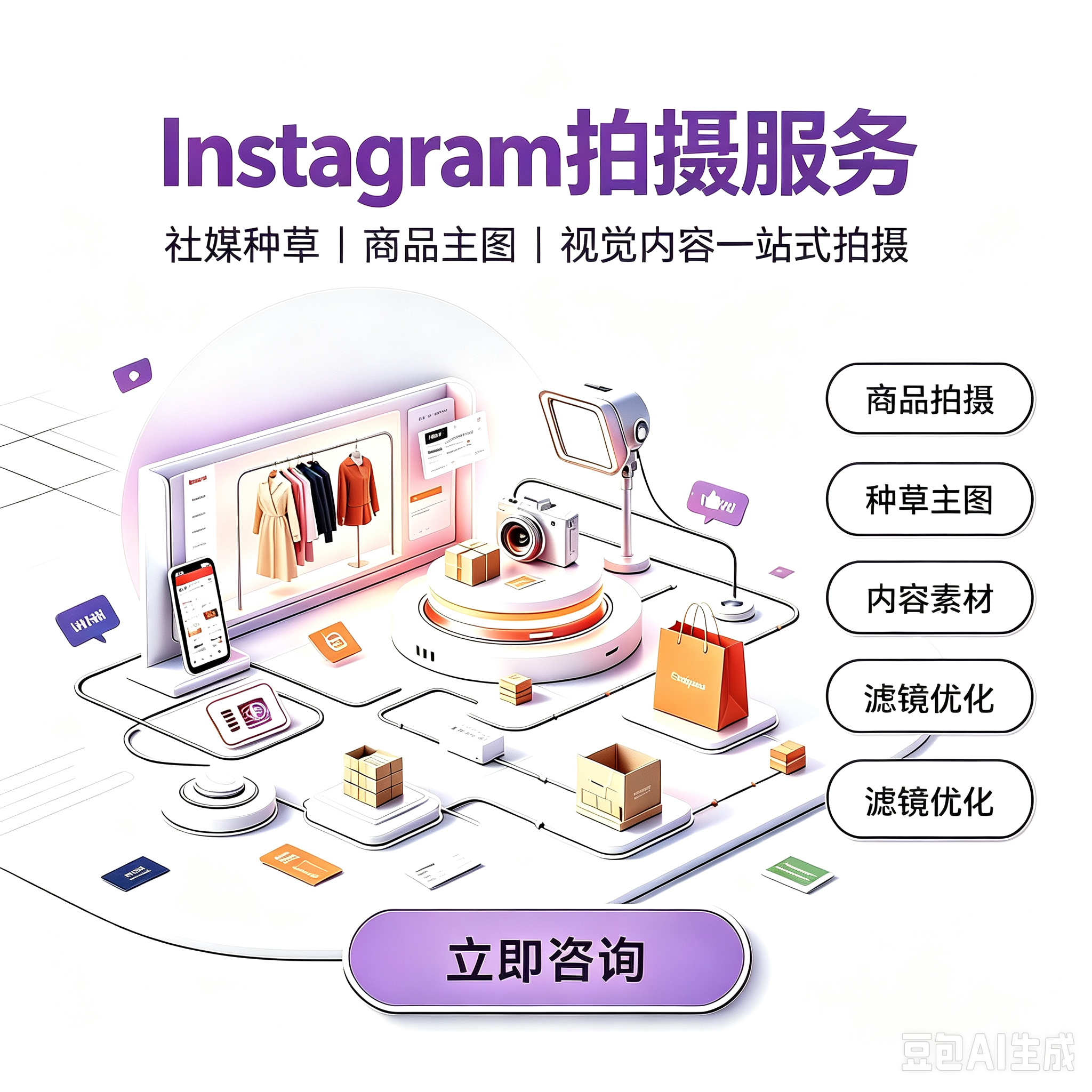 Instagram 拍摄服务服务封面