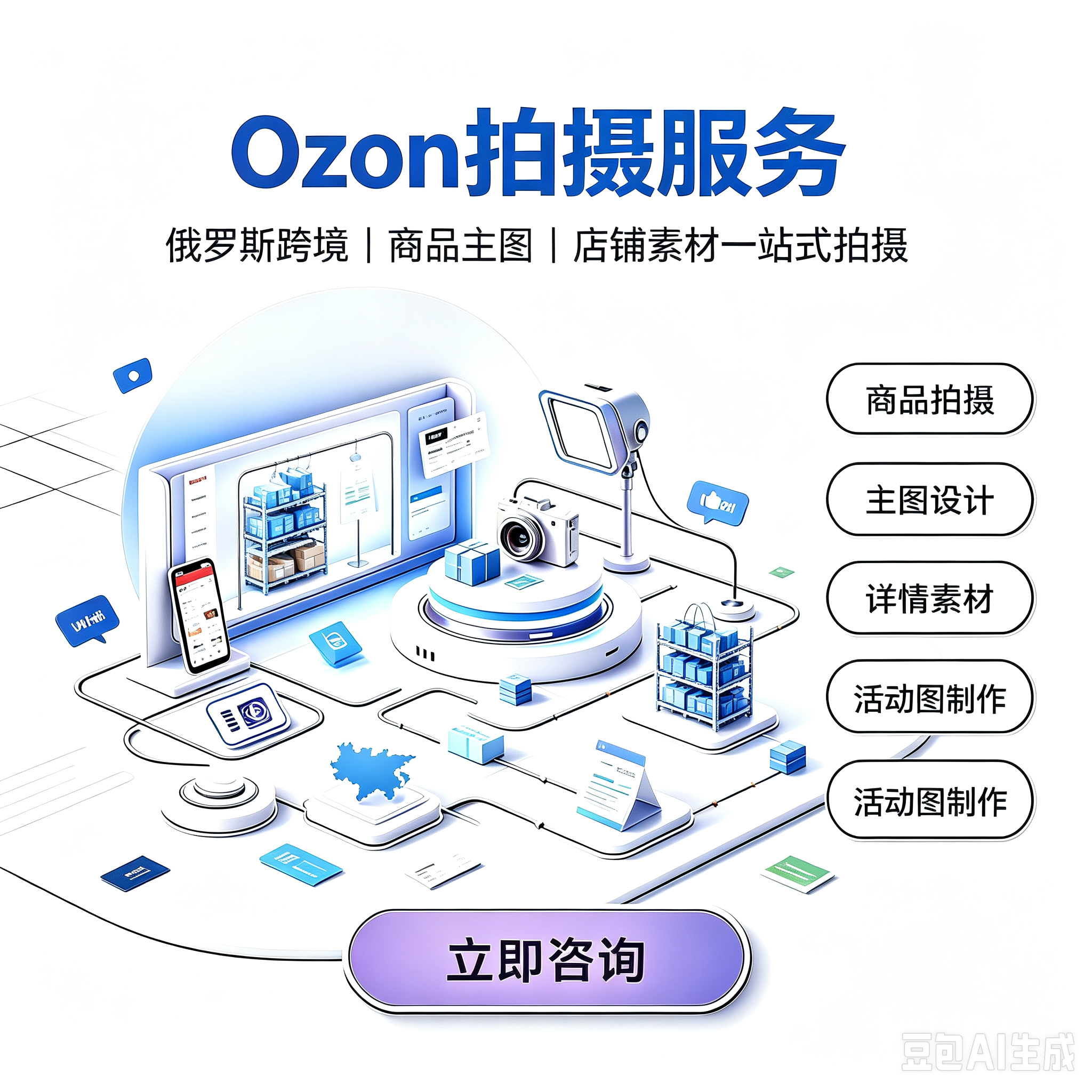 Ozon 俄区跨境拍摄服务服务封面