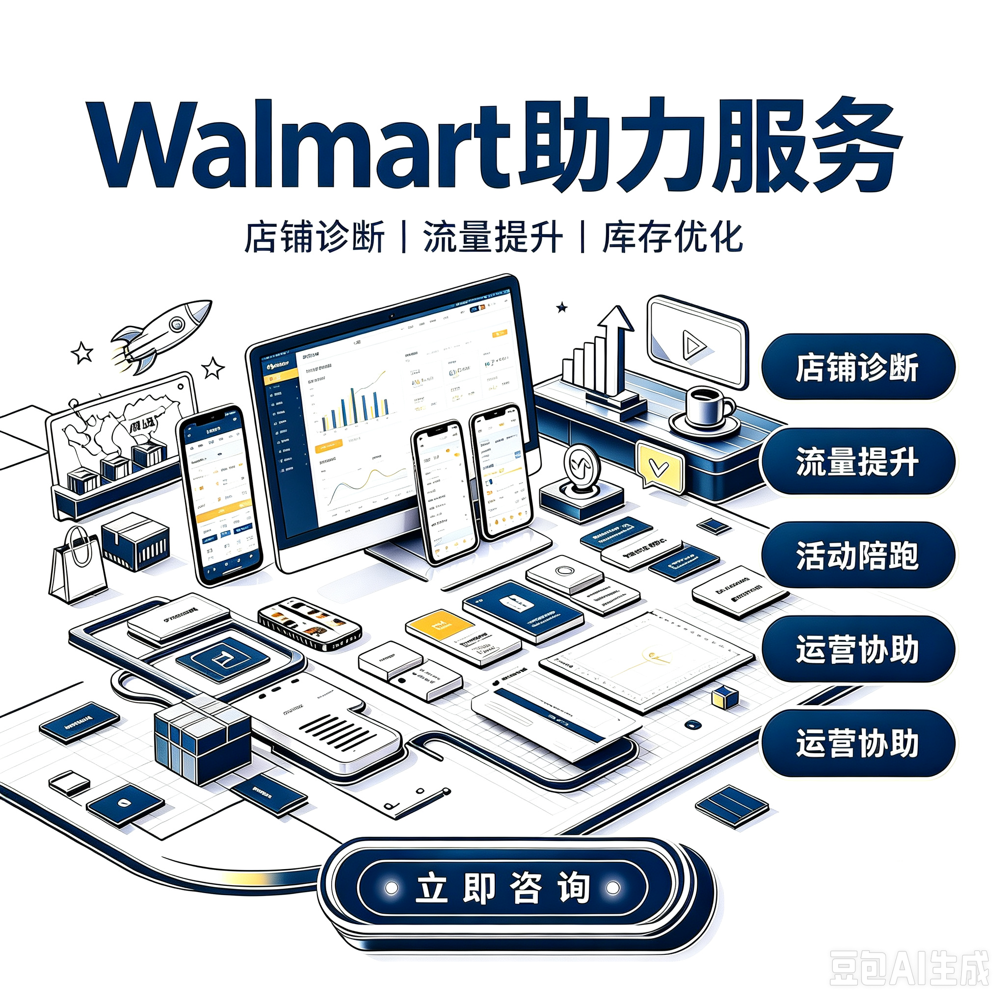 Walmart 沃尔玛店铺助力服务服务封面