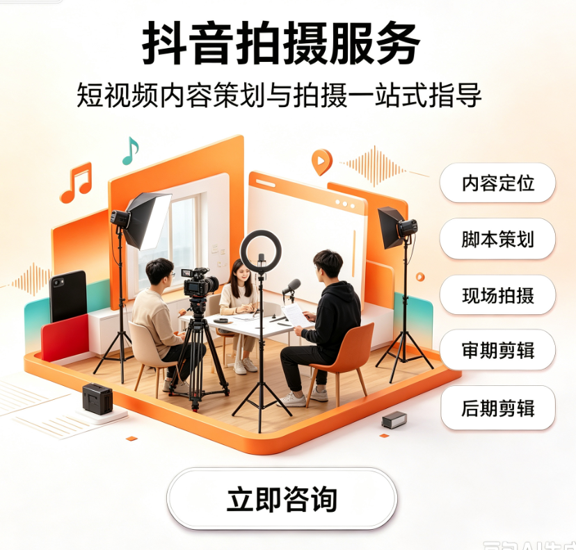 抖音拍摄服务服务封面