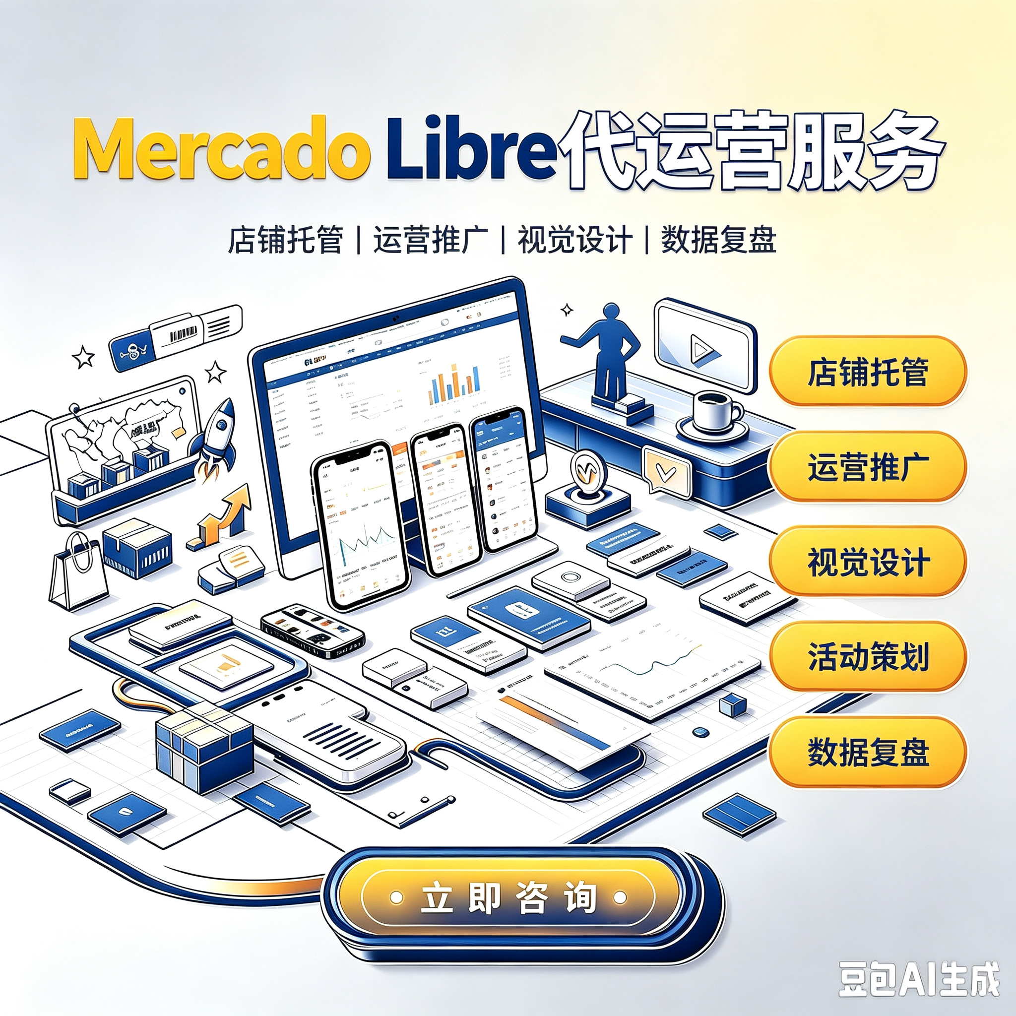 Mercado Libre 美客多拉美店铺全案代运营服务服务封面