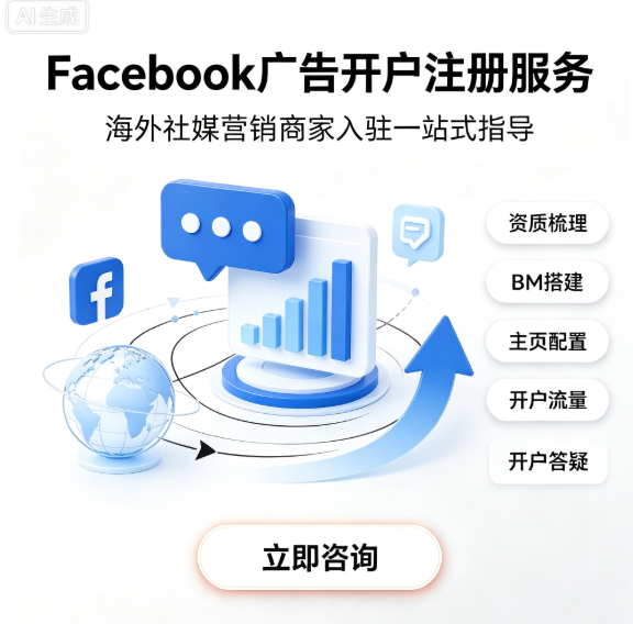 Facebook开店注册服务封面