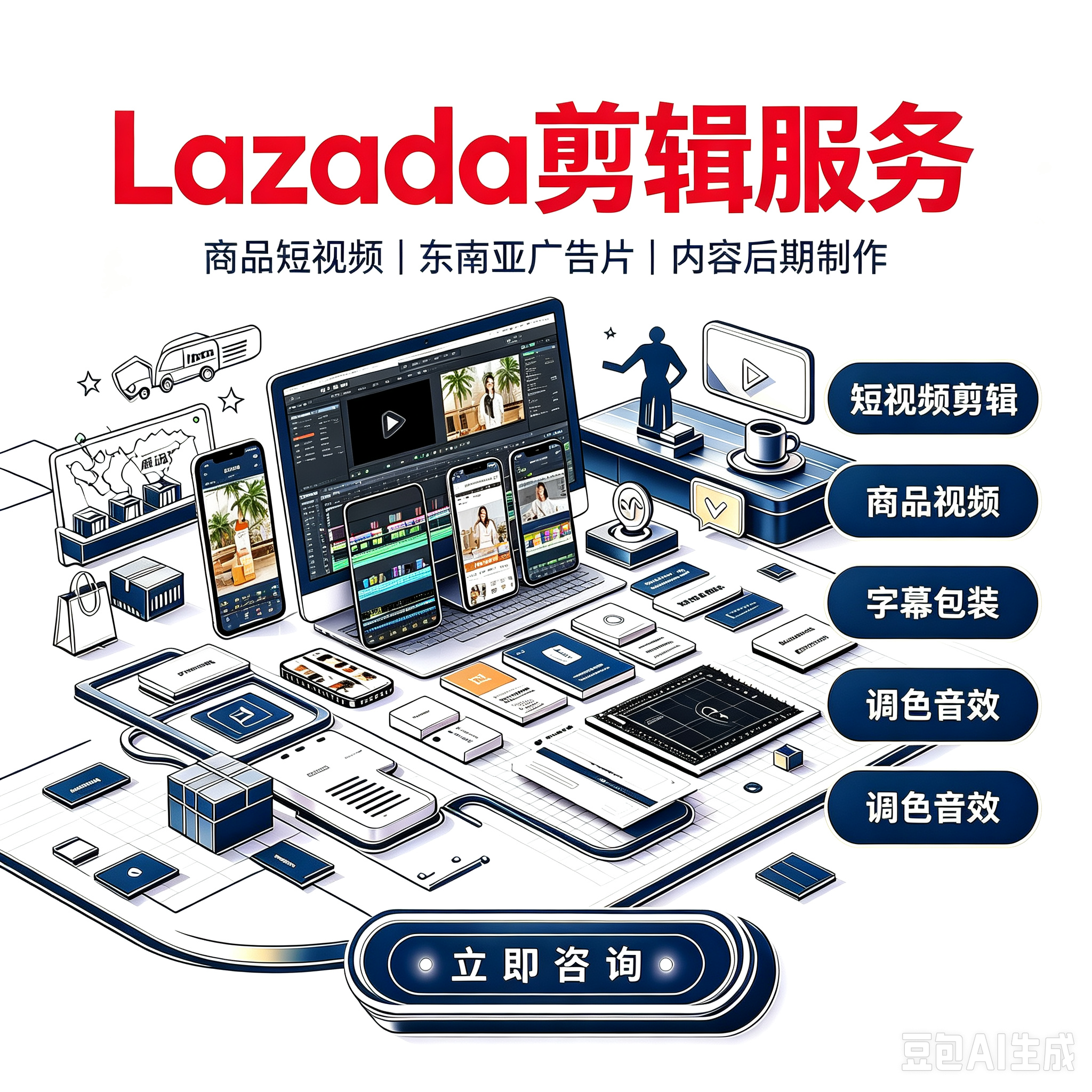 Lazada 剪辑服务服务封面