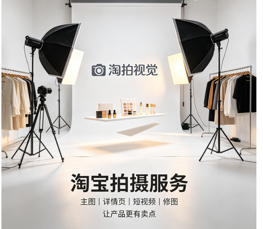 淘宝商品拍摄服务服务封面