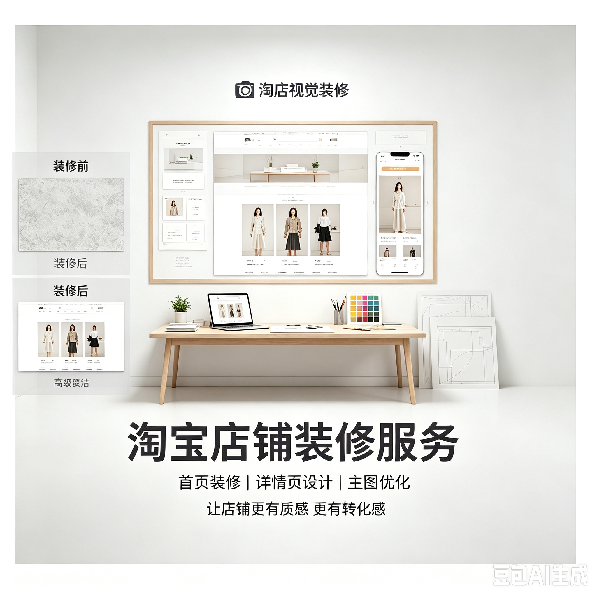 淘宝店铺装修服务封面