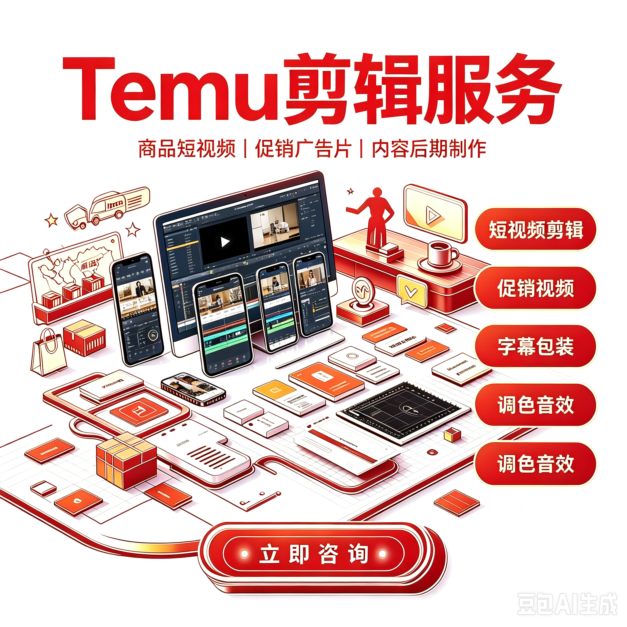 Temu 剪辑服务服务封面