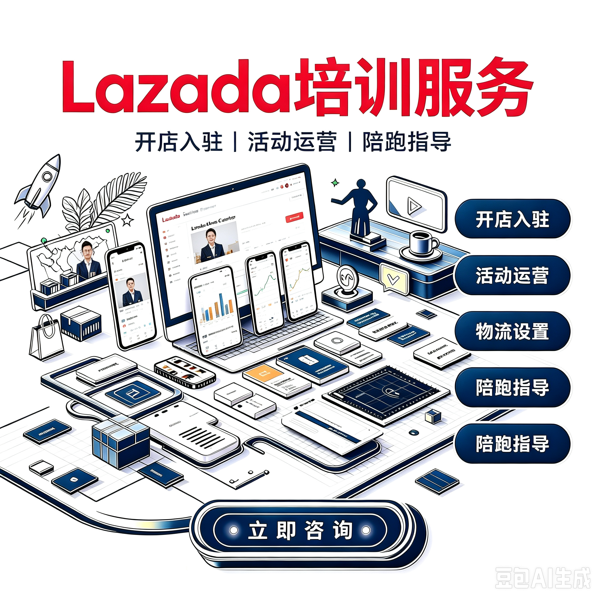 Lazada 东南亚跨境培训服务服务封面