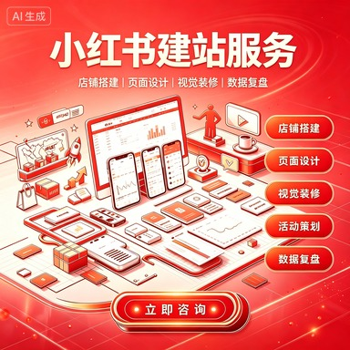 小红书店铺装修服务服务封面