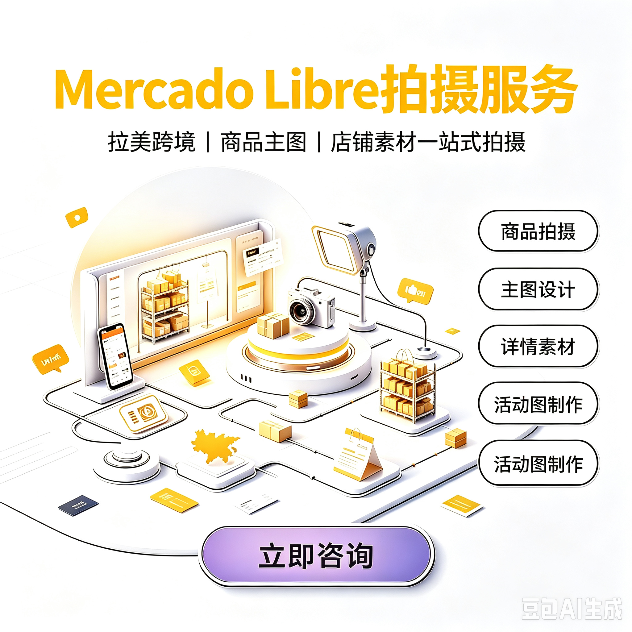 Mercado Libre 美客多拍摄服务服务封面