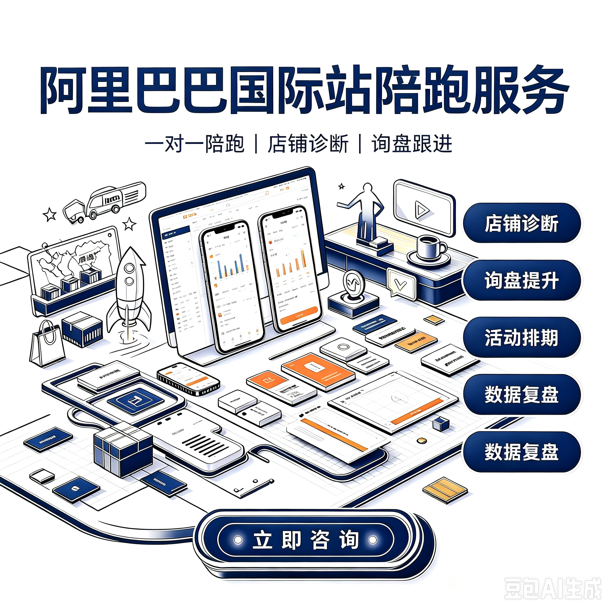 阿里国际站店铺一站式陪跑服务服务封面