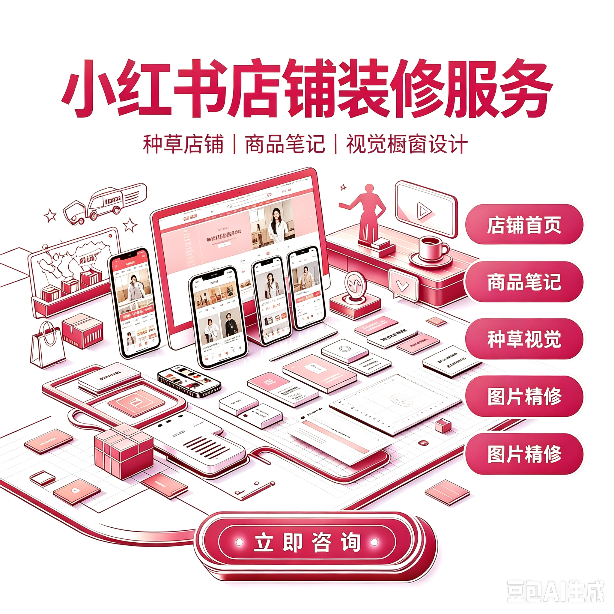 ## 小红书 剪辑服务服务封面