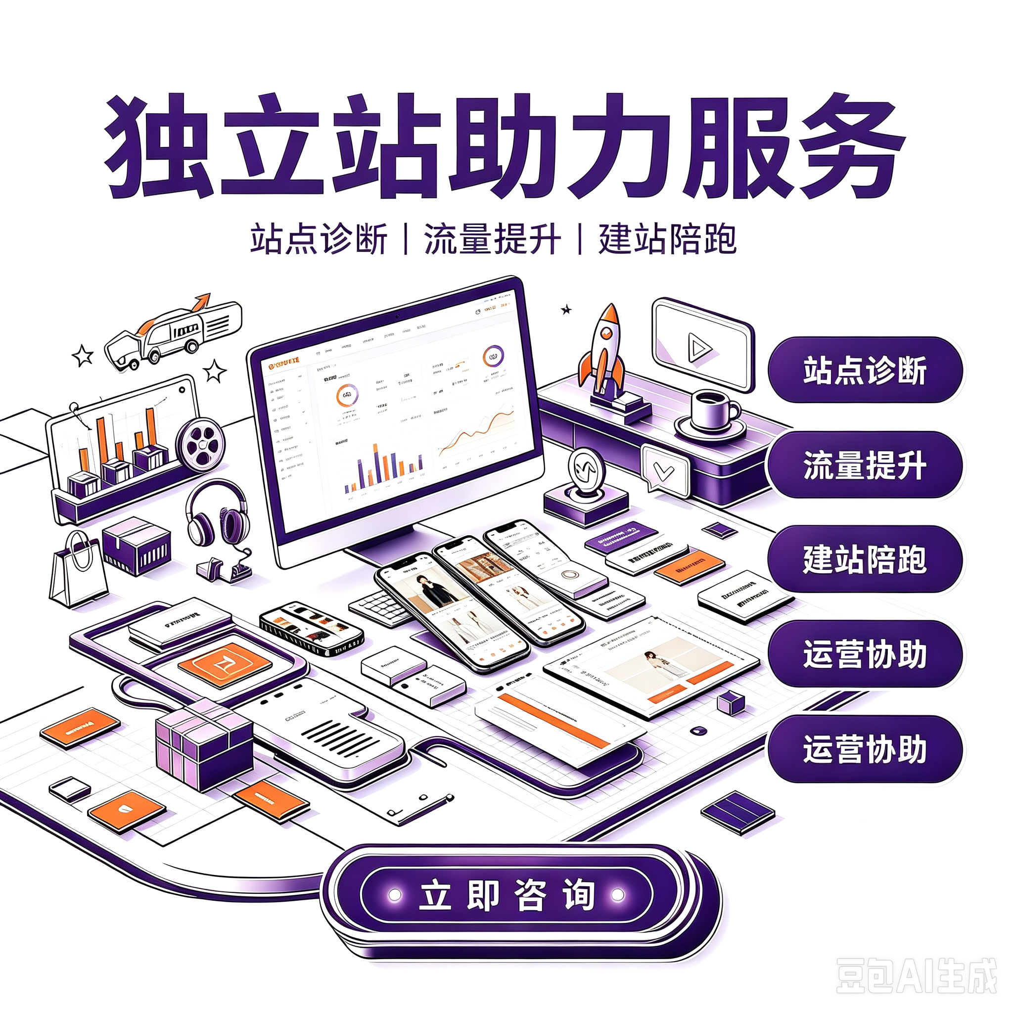 跨境独立站助力服务服务封面