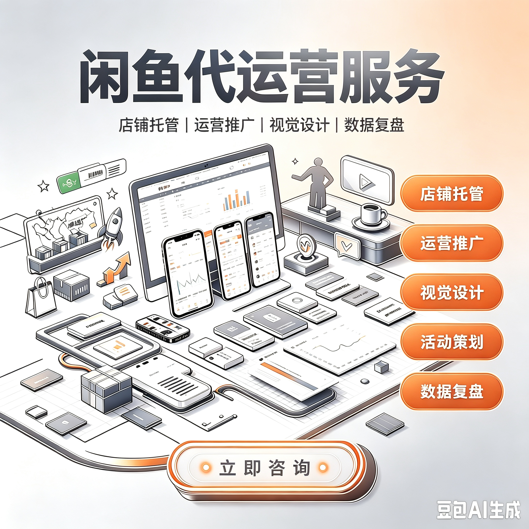 闲鱼店铺全案代运营服务服务封面