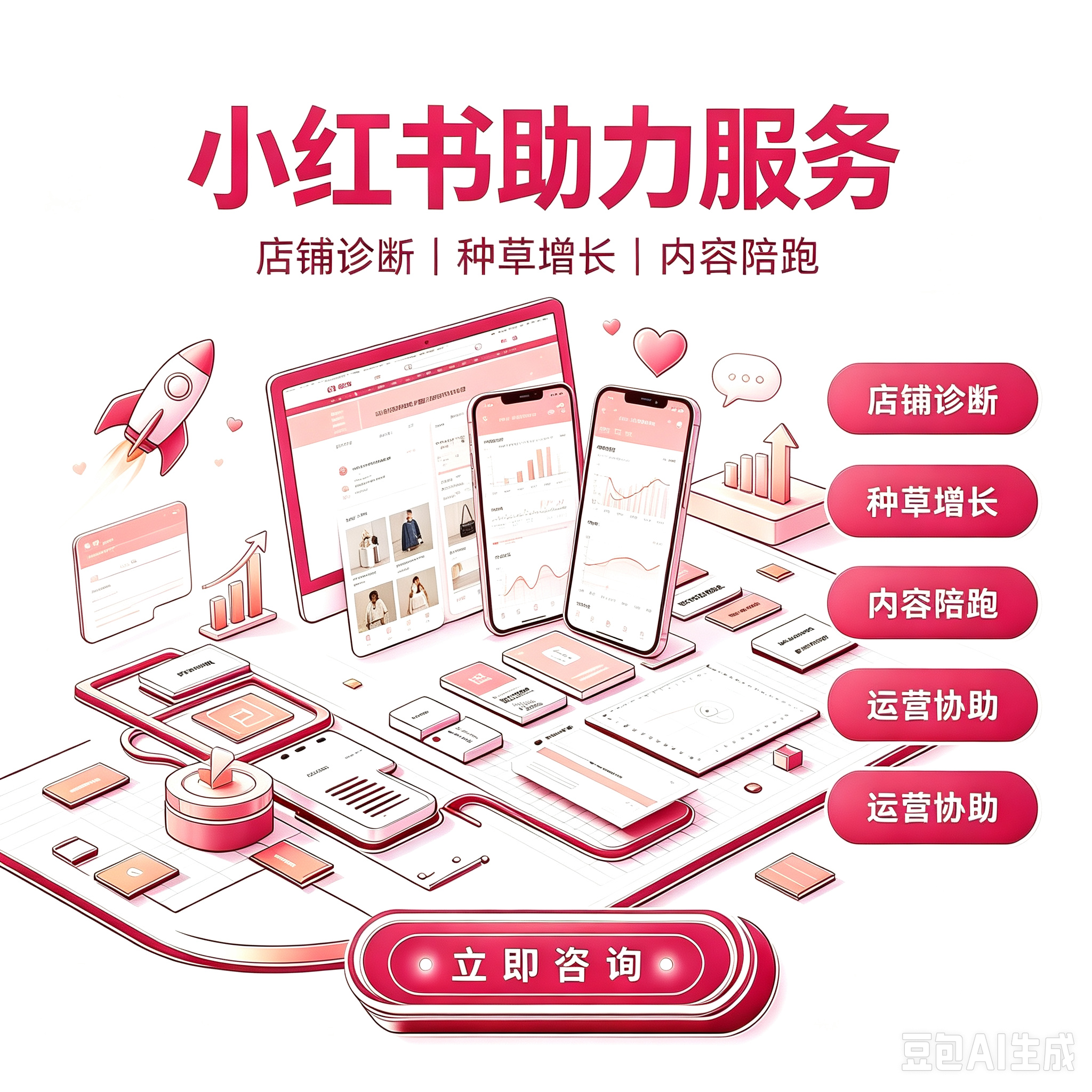 小红书店铺助力服务服务封面