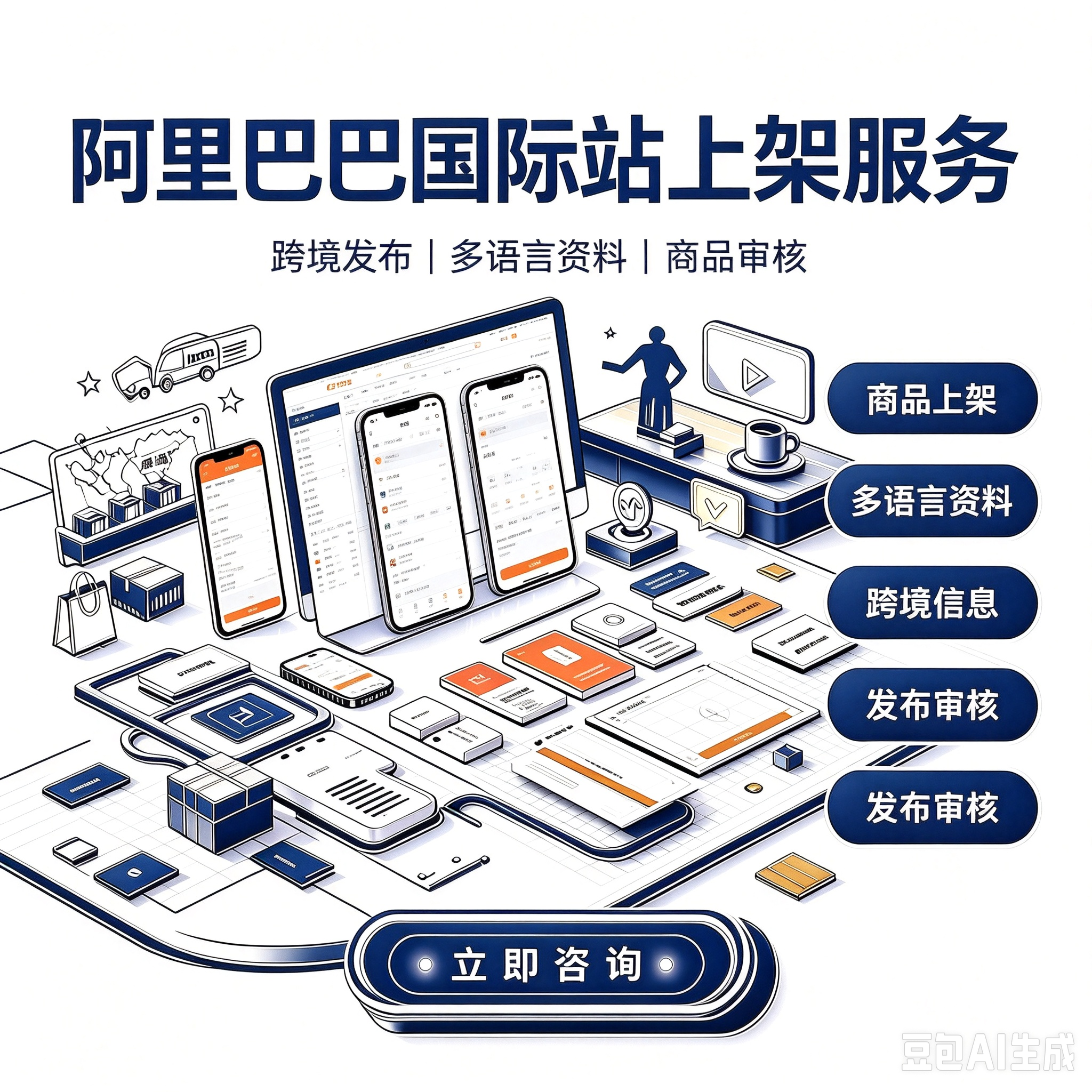 阿里巴巴国际站 上架服务服务封面