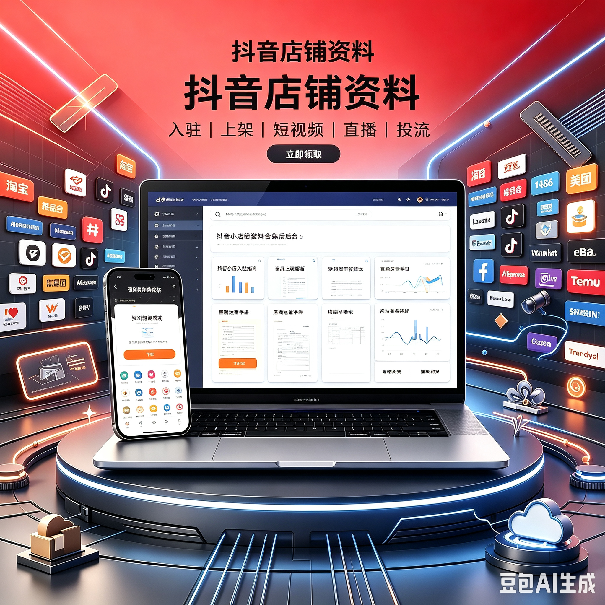 抖音免费资料服务封面