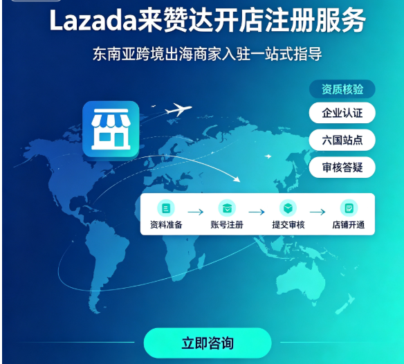 Lazada开店注册服务封面