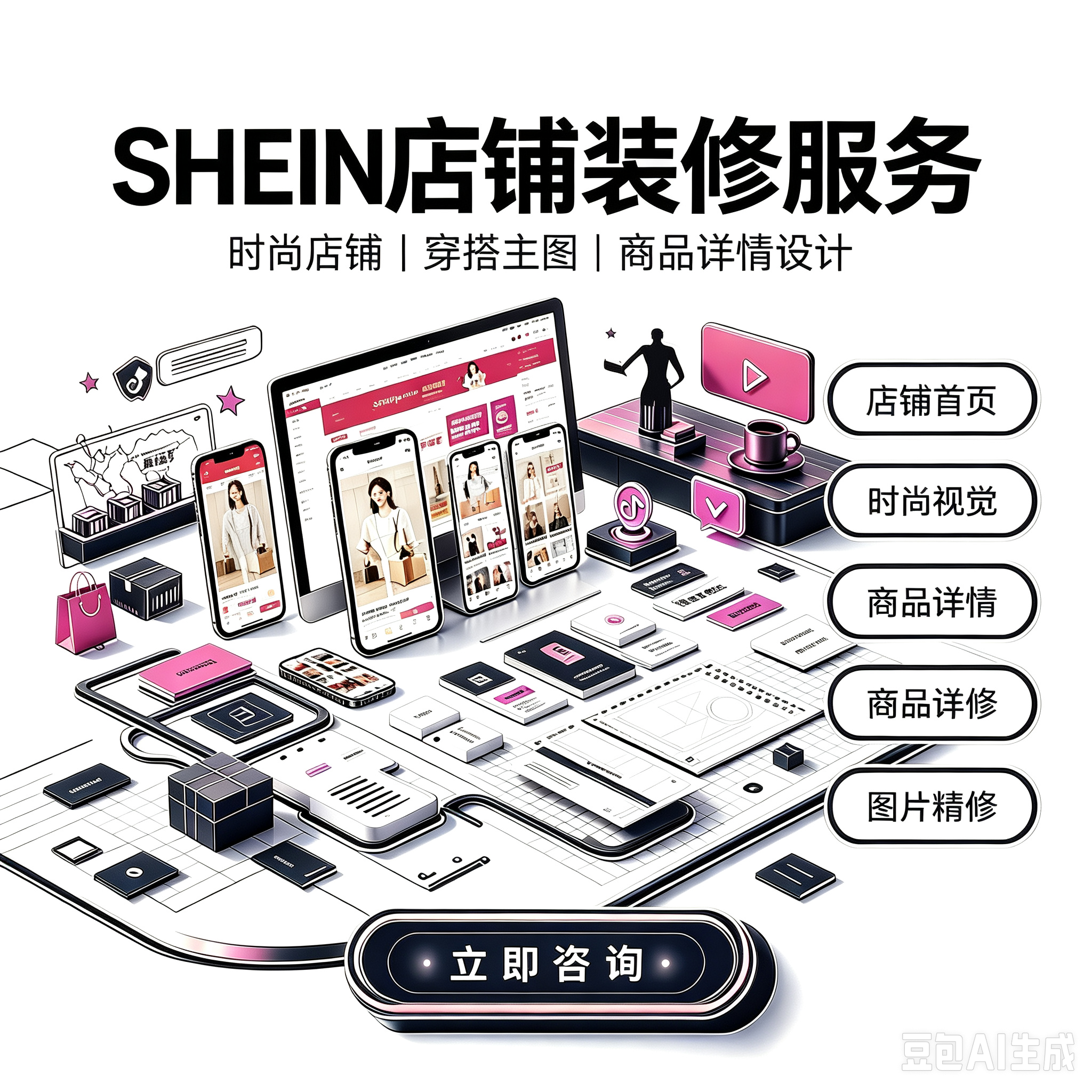 SHEIN 希音店铺装修服务封面