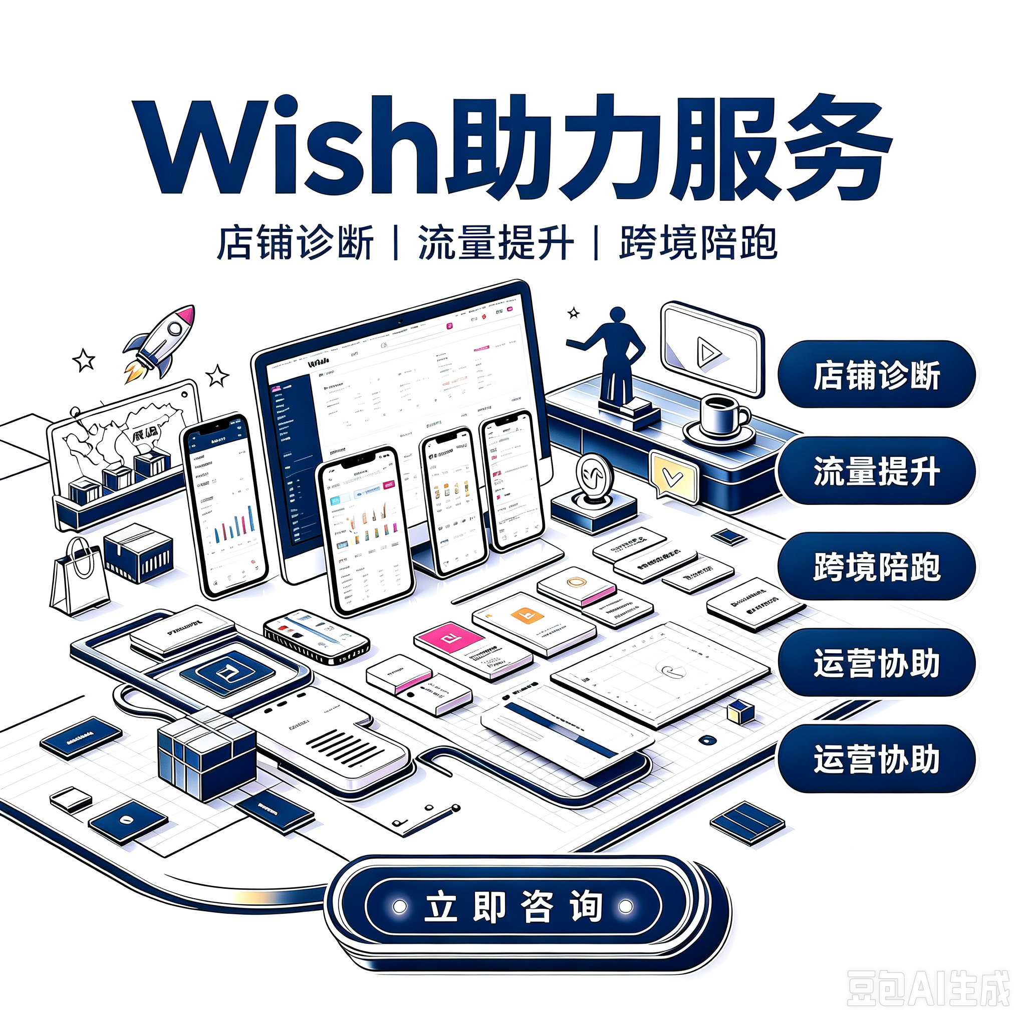 Wish 店铺助力服务服务封面