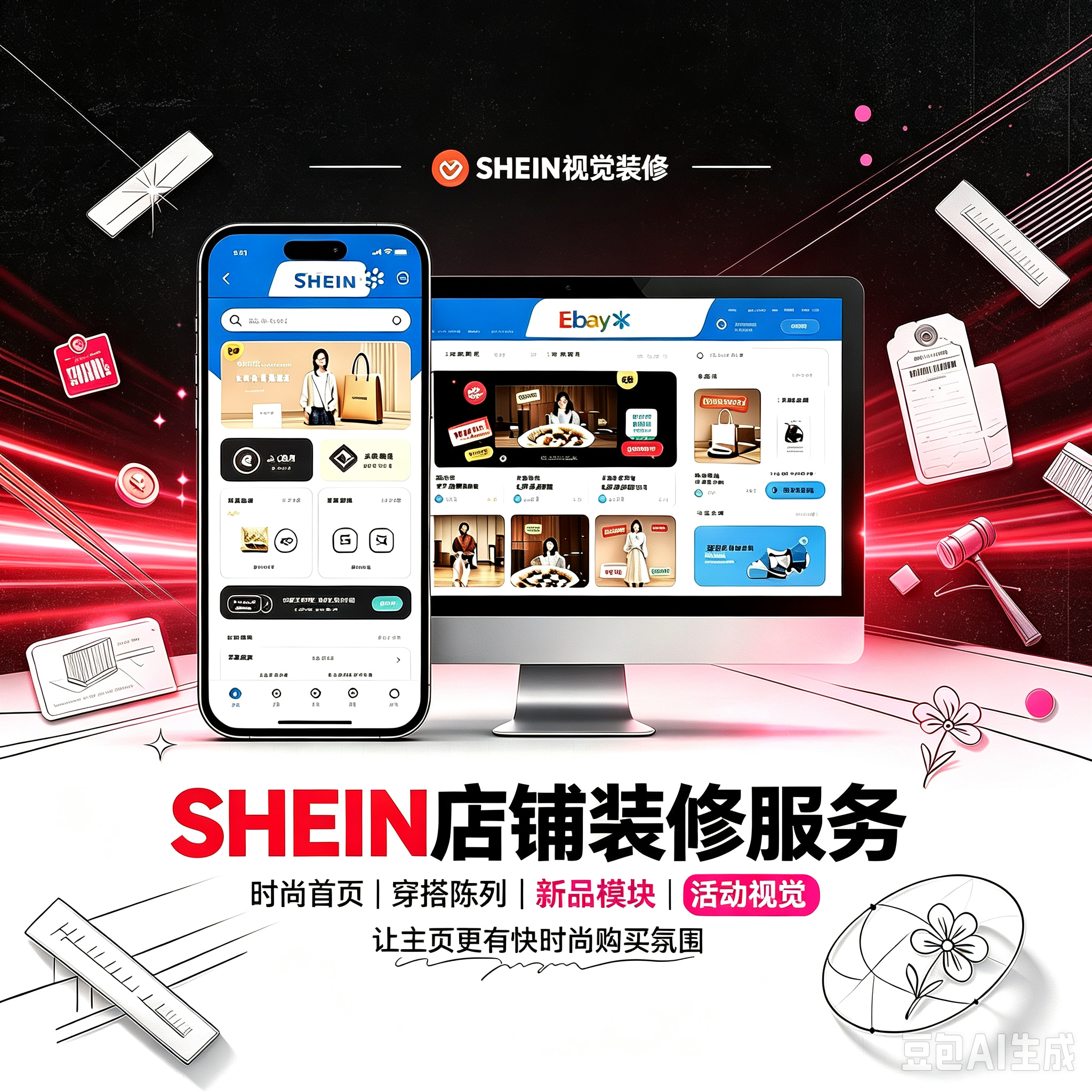 SHEIN 店铺主页装修服务封面